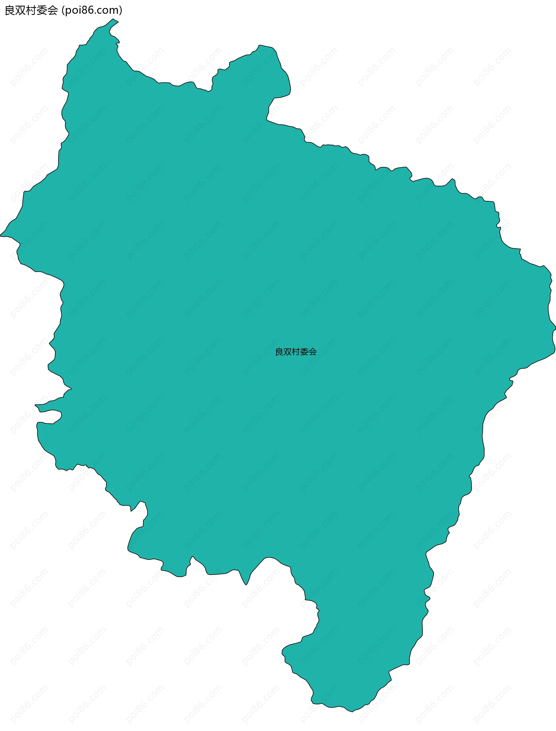 良双村委会边界地图