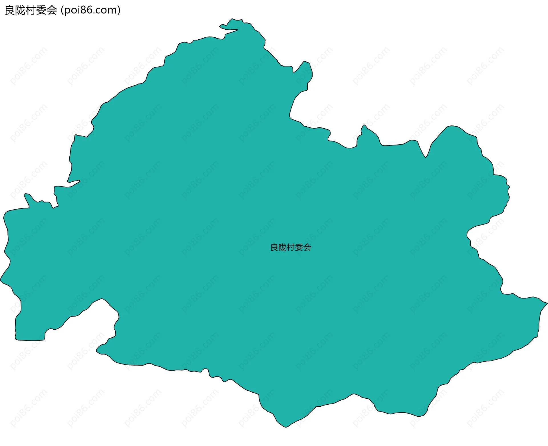 良陇村委会边界地图