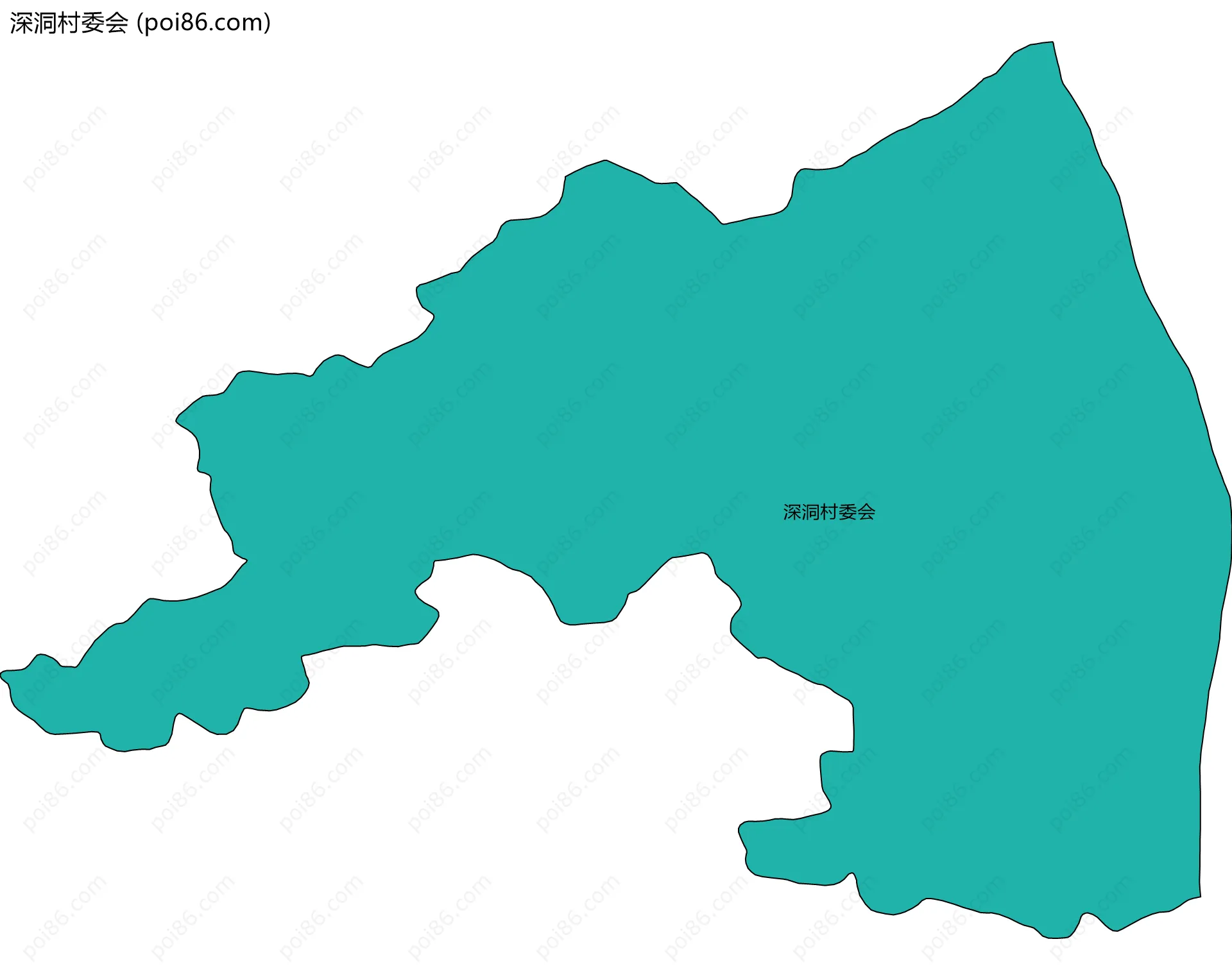 深洞村委会边界地图