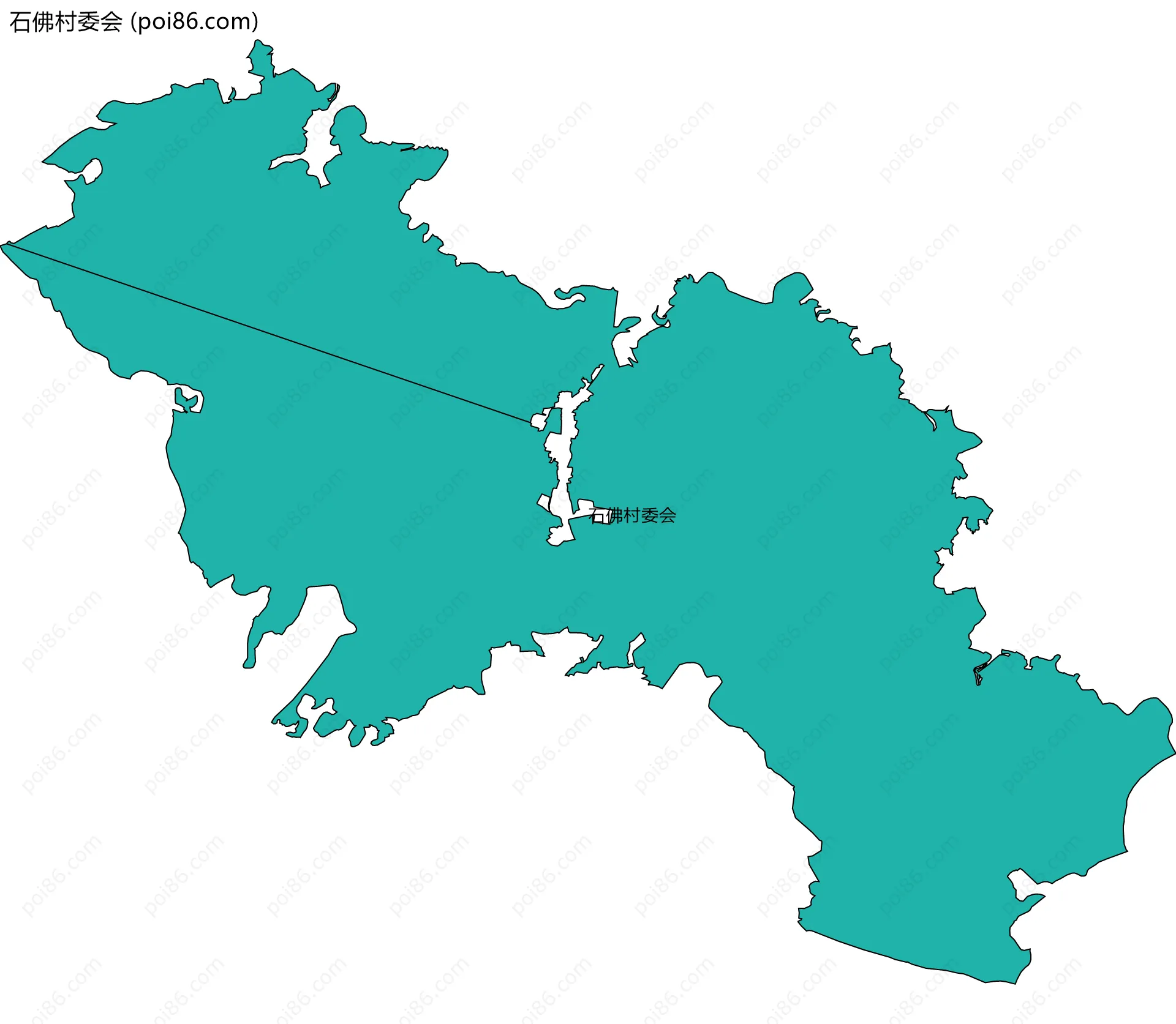 石佛村委会边界地图