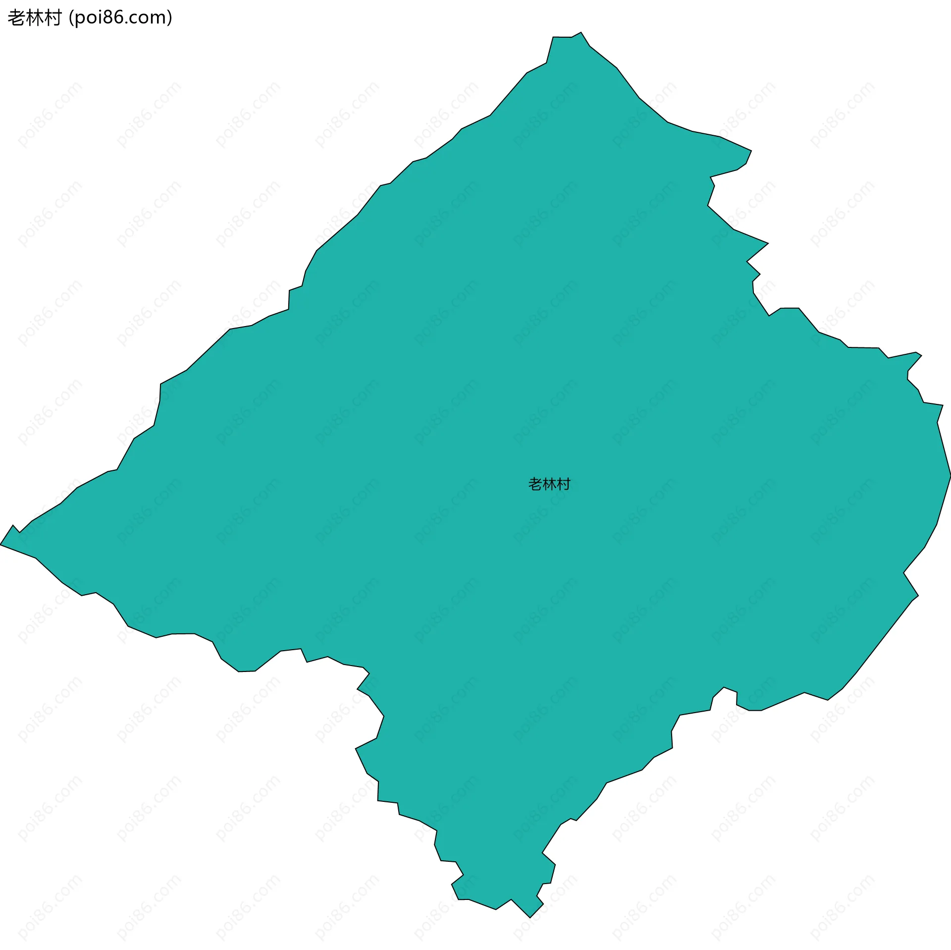 老林村边界地图