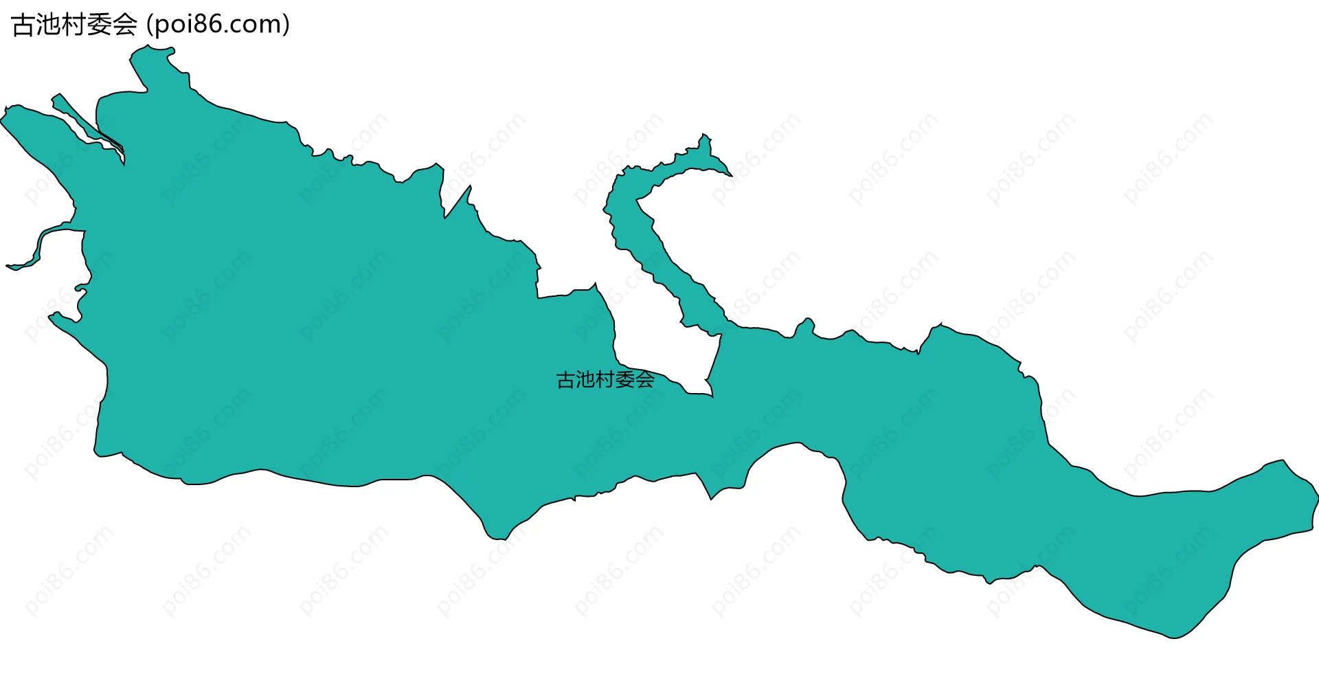 古池村委会边界地图