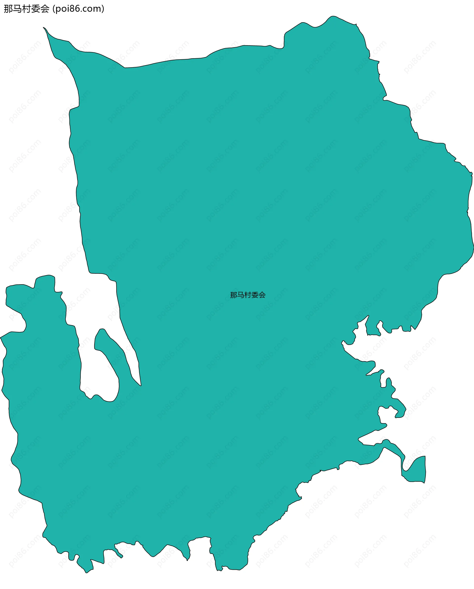 那马村委会边界地图