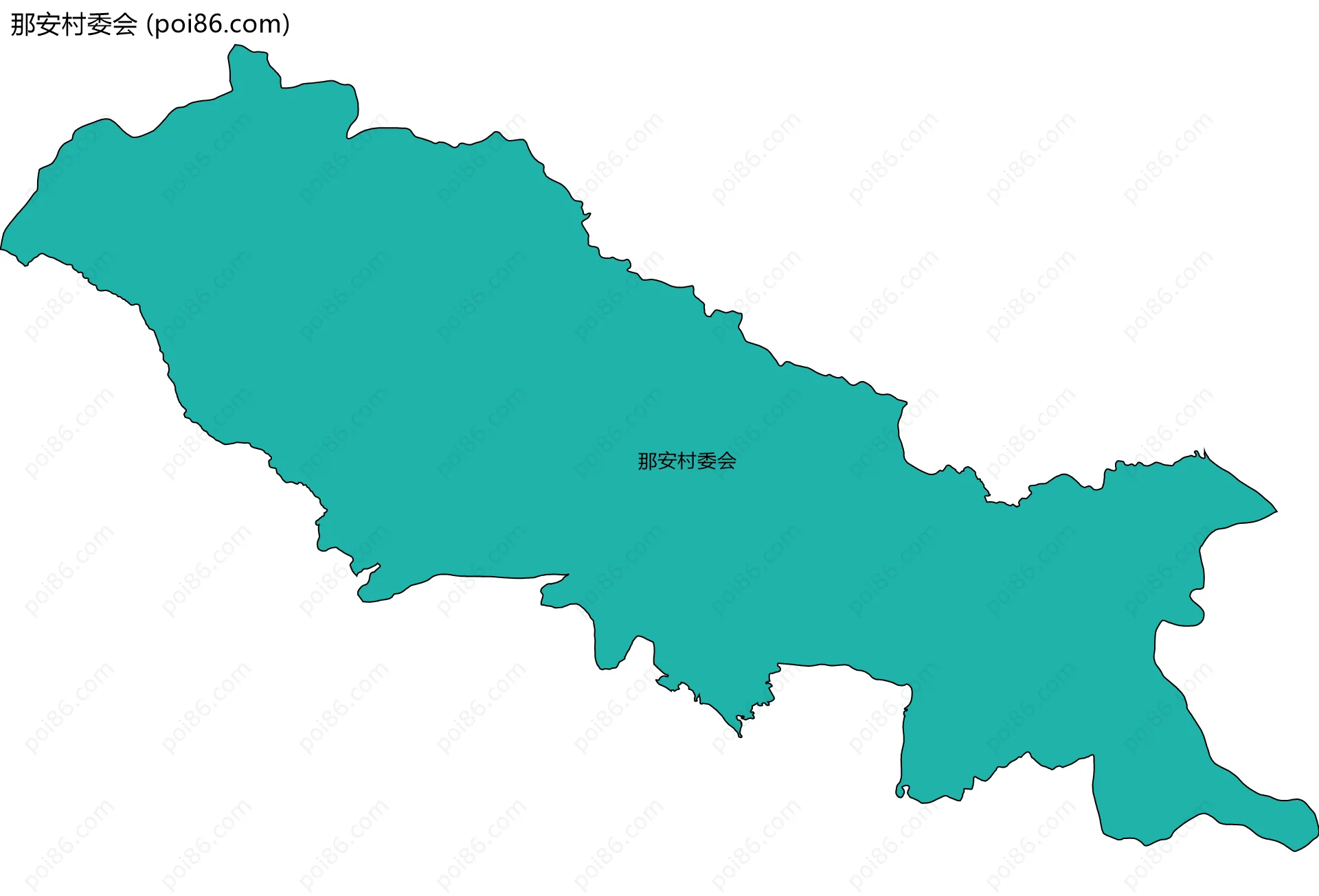 那安村委会边界地图