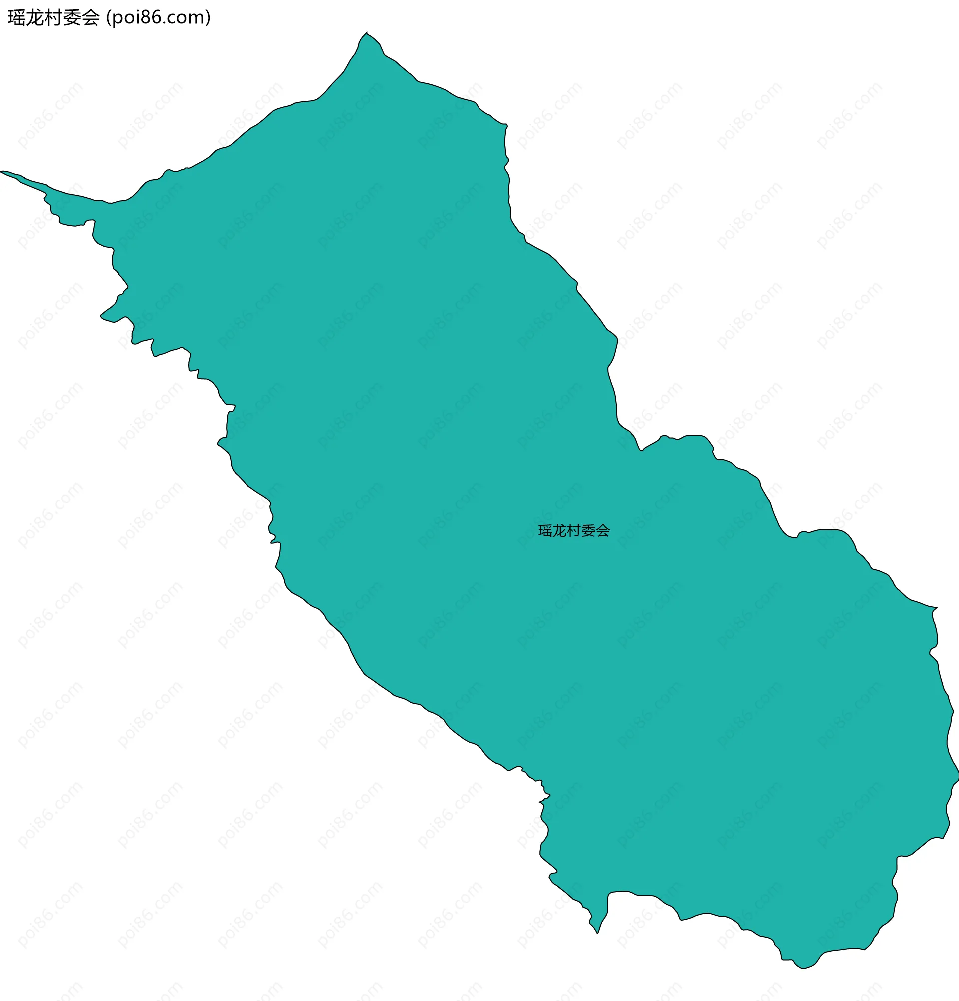 瑶龙村委会边界地图
