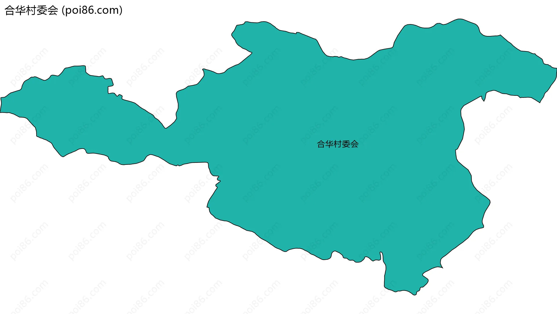 合华村委会边界地图