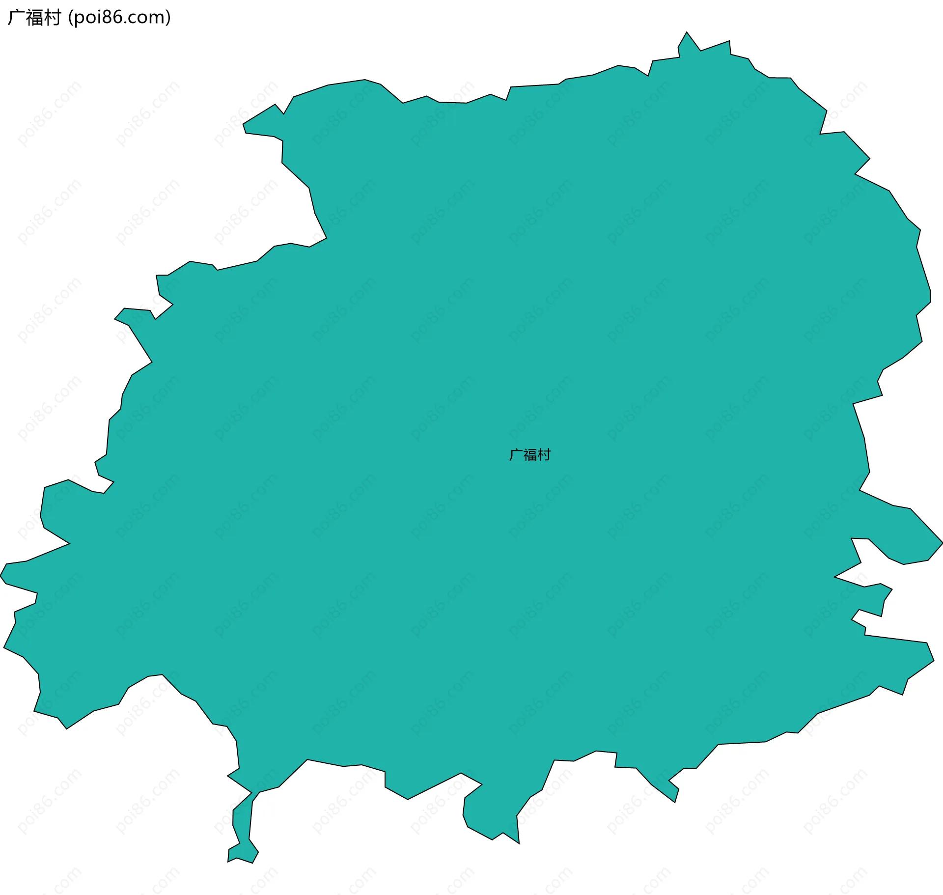 广福村边界地图