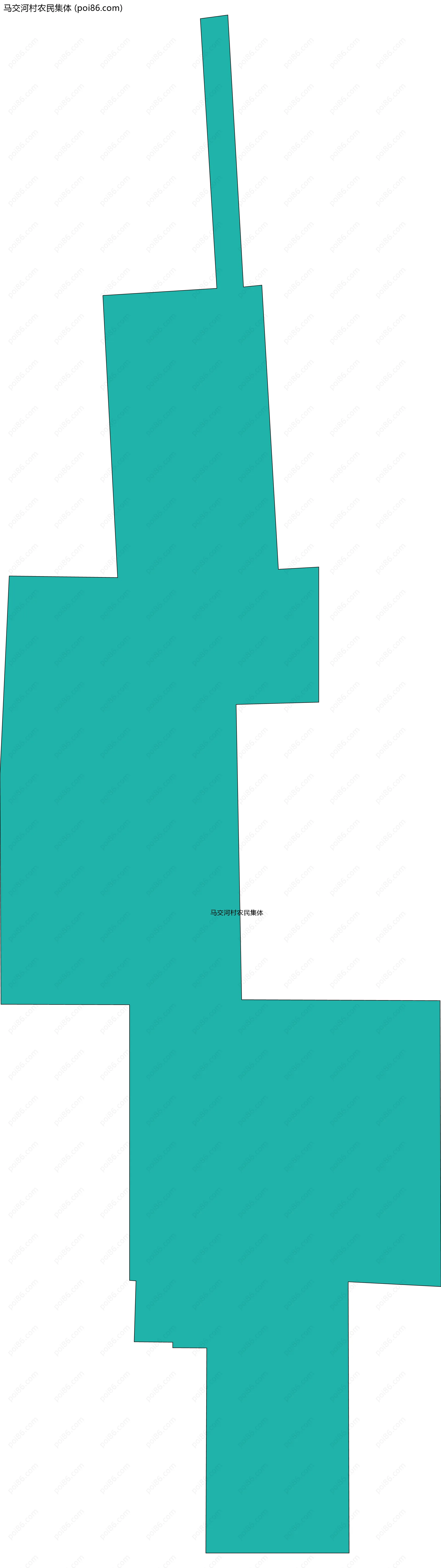 马交河村农民集体边界地图