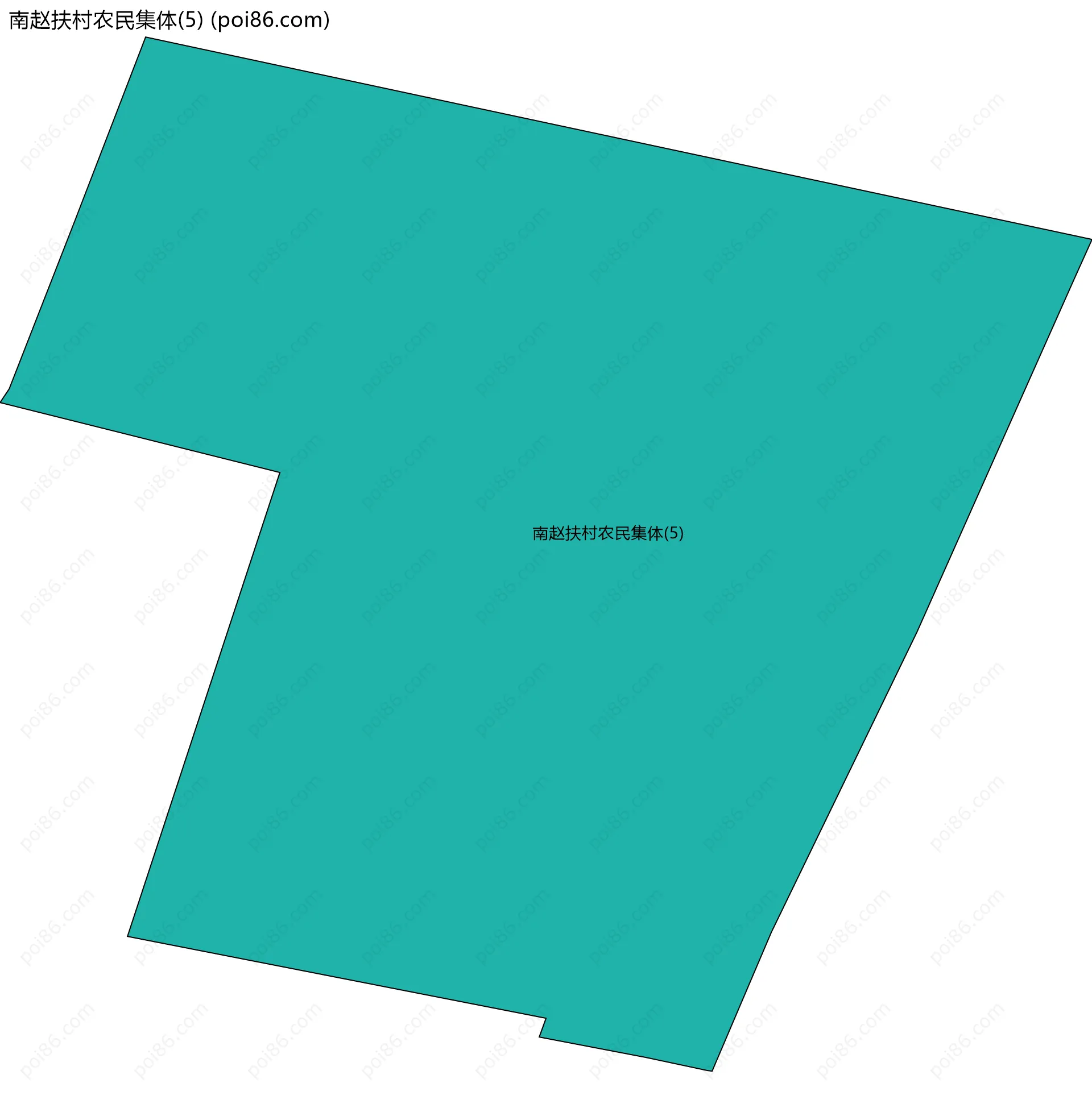 南赵扶村农民集体(5)边界地图