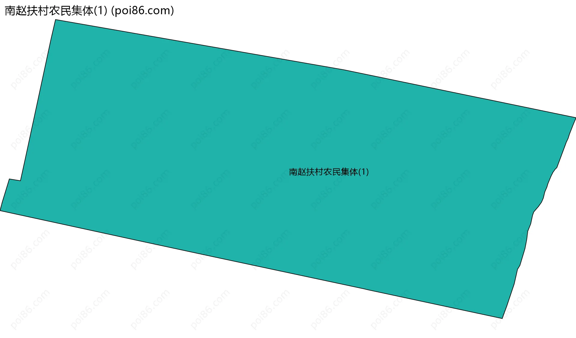 南赵扶村农民集体(1)边界地图