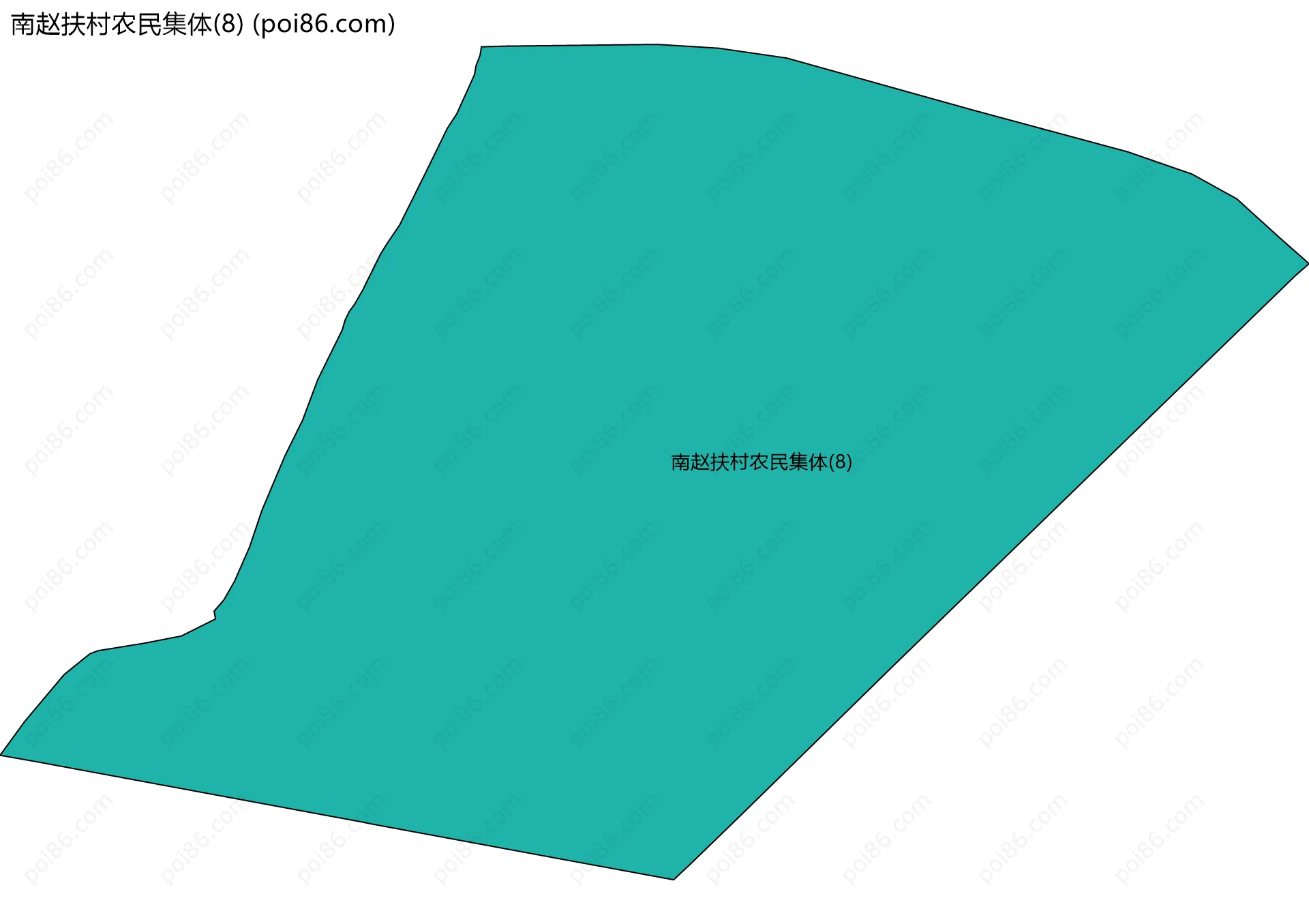 南赵扶村农民集体(8)边界地图