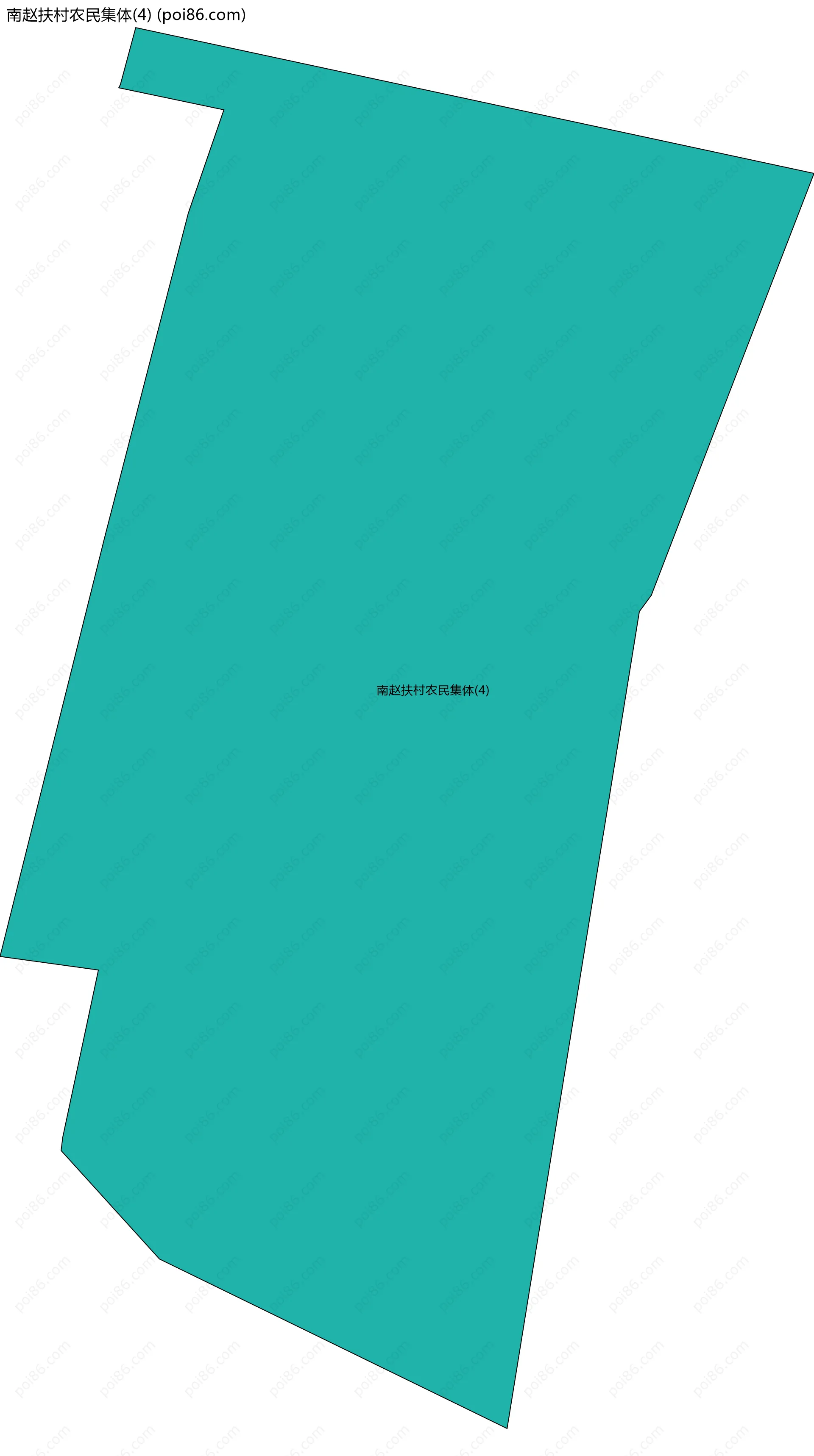 南赵扶村农民集体(4)边界地图