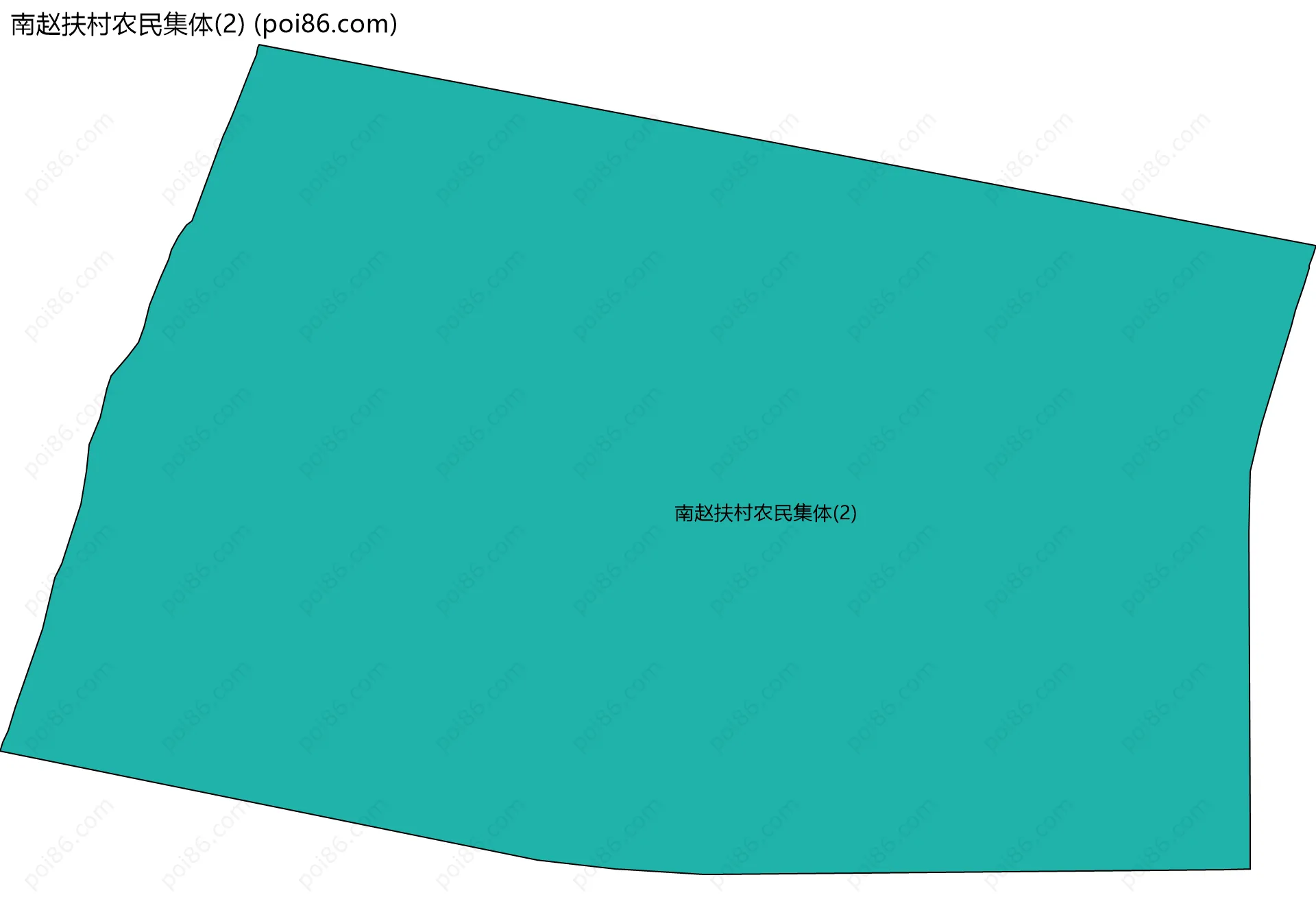 南赵扶村农民集体(2)边界地图