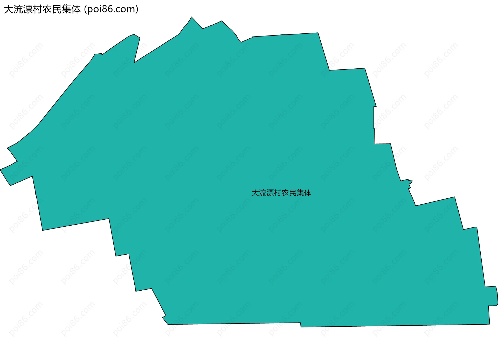 大流漂村农民集体边界地图