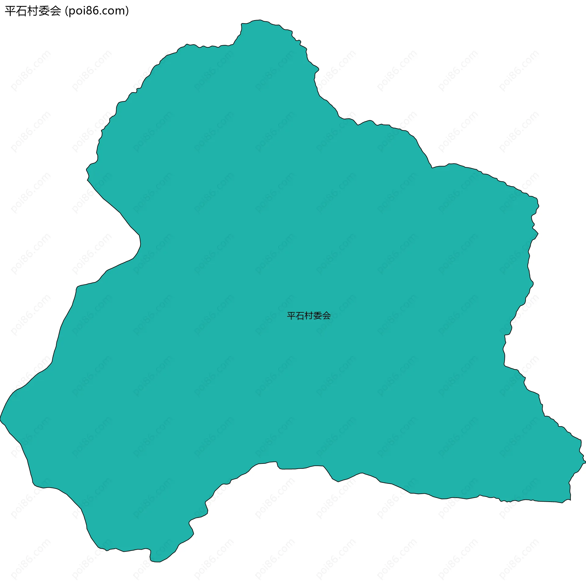 平石村委会边界地图