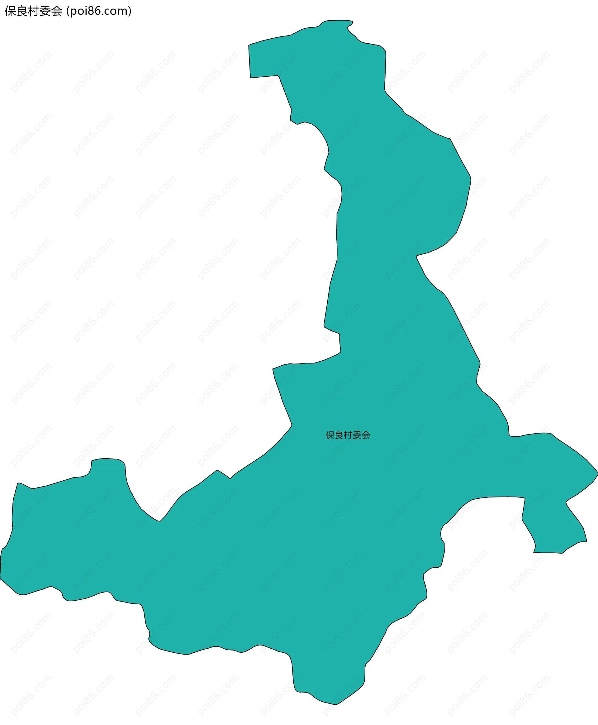 保良村委会边界地图