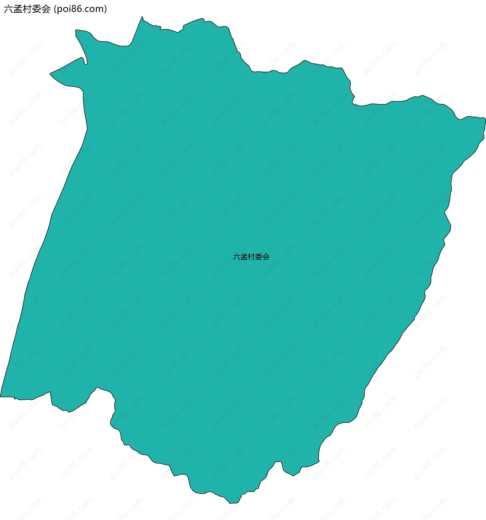 六孟村委会边界地图