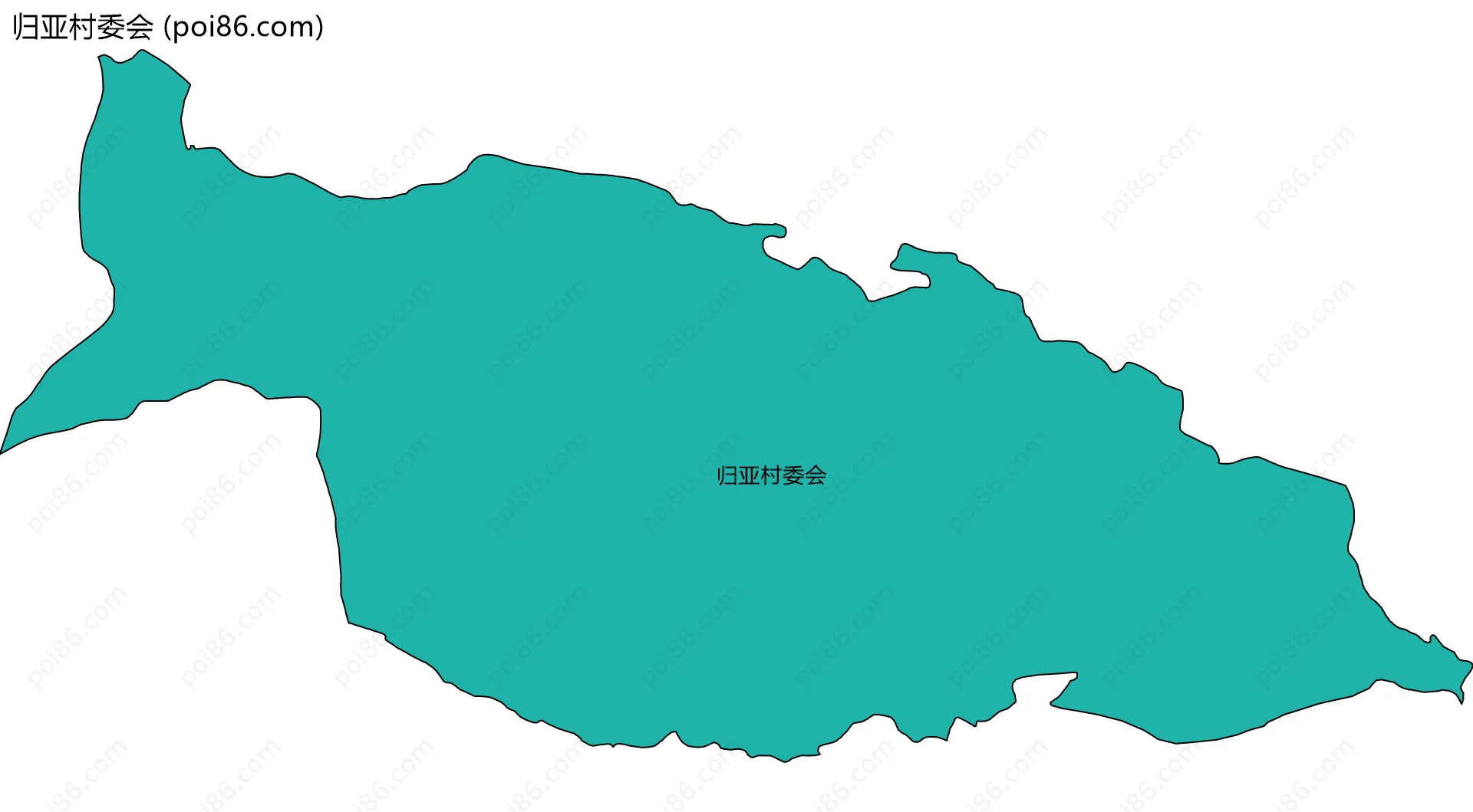 归亚村委会边界地图