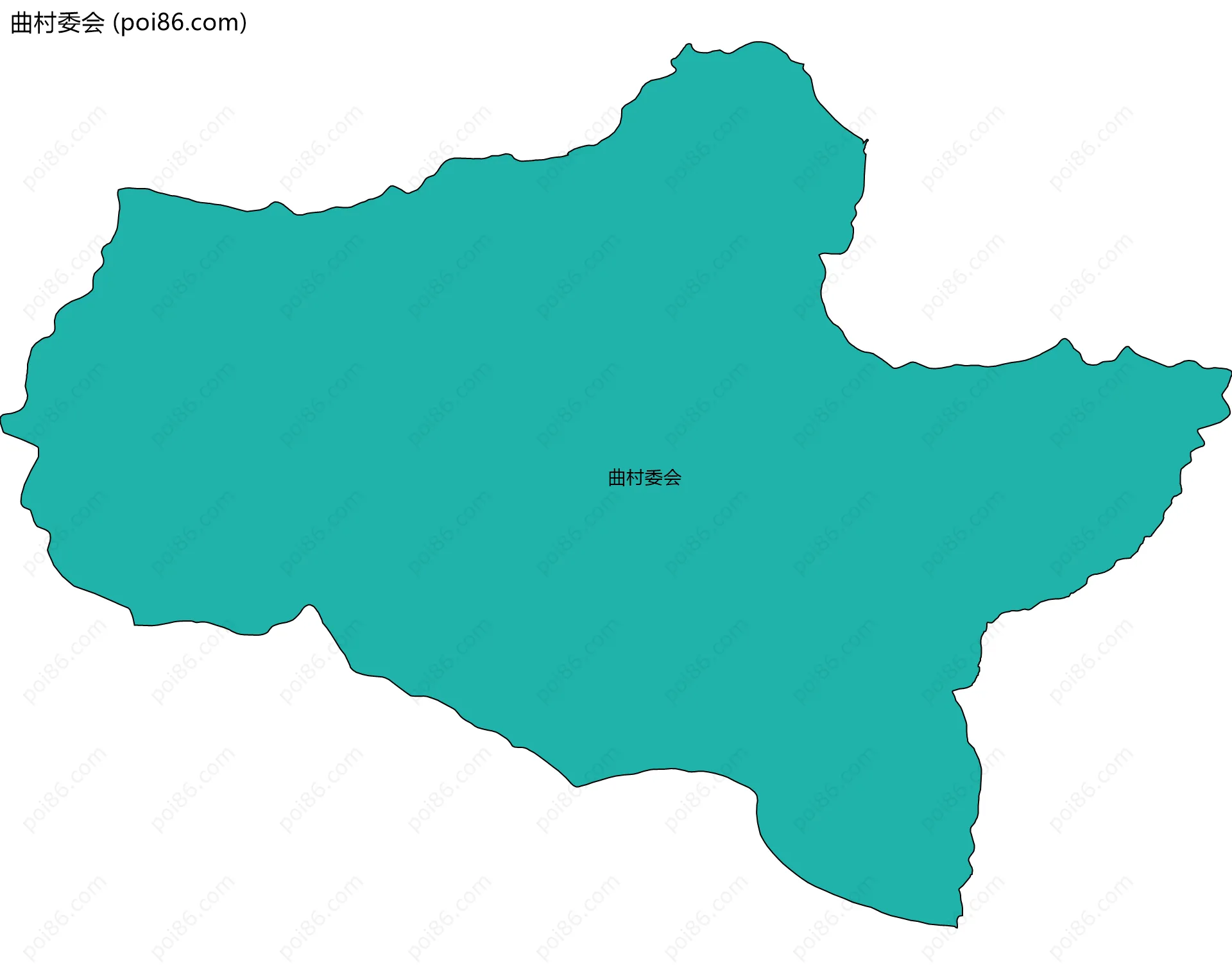 曲村委会边界地图
