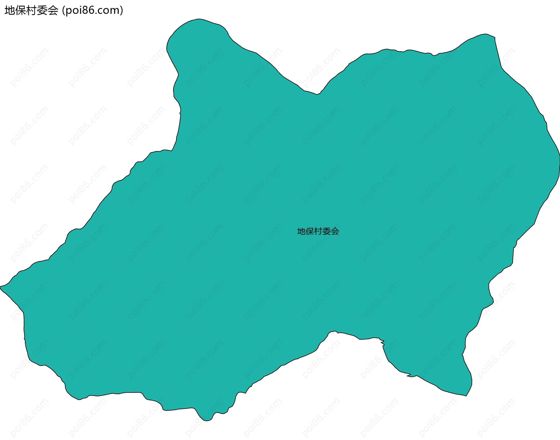 地保村委会边界地图