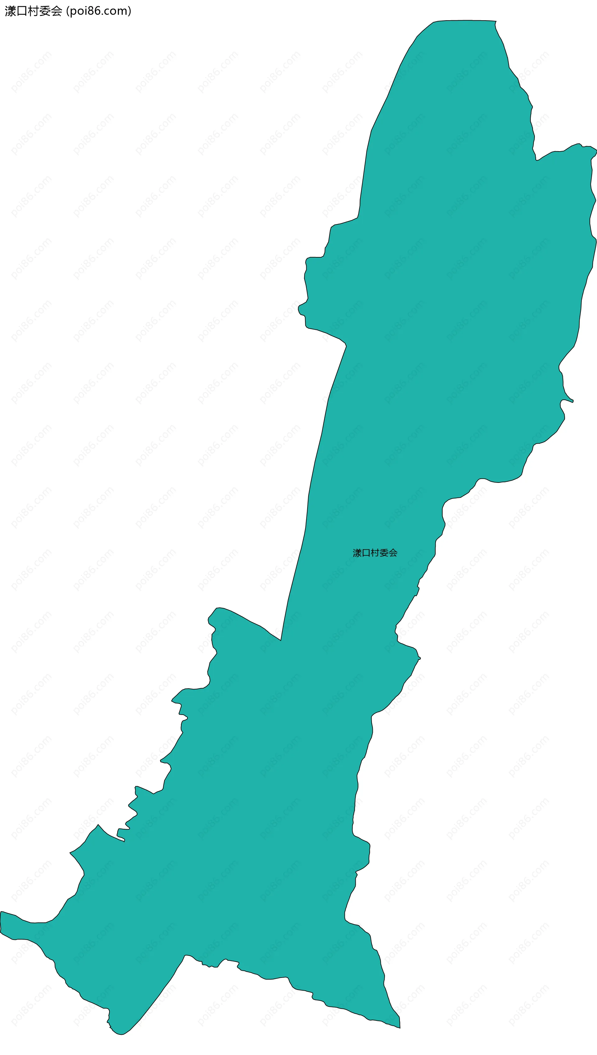 漾口村委会边界地图