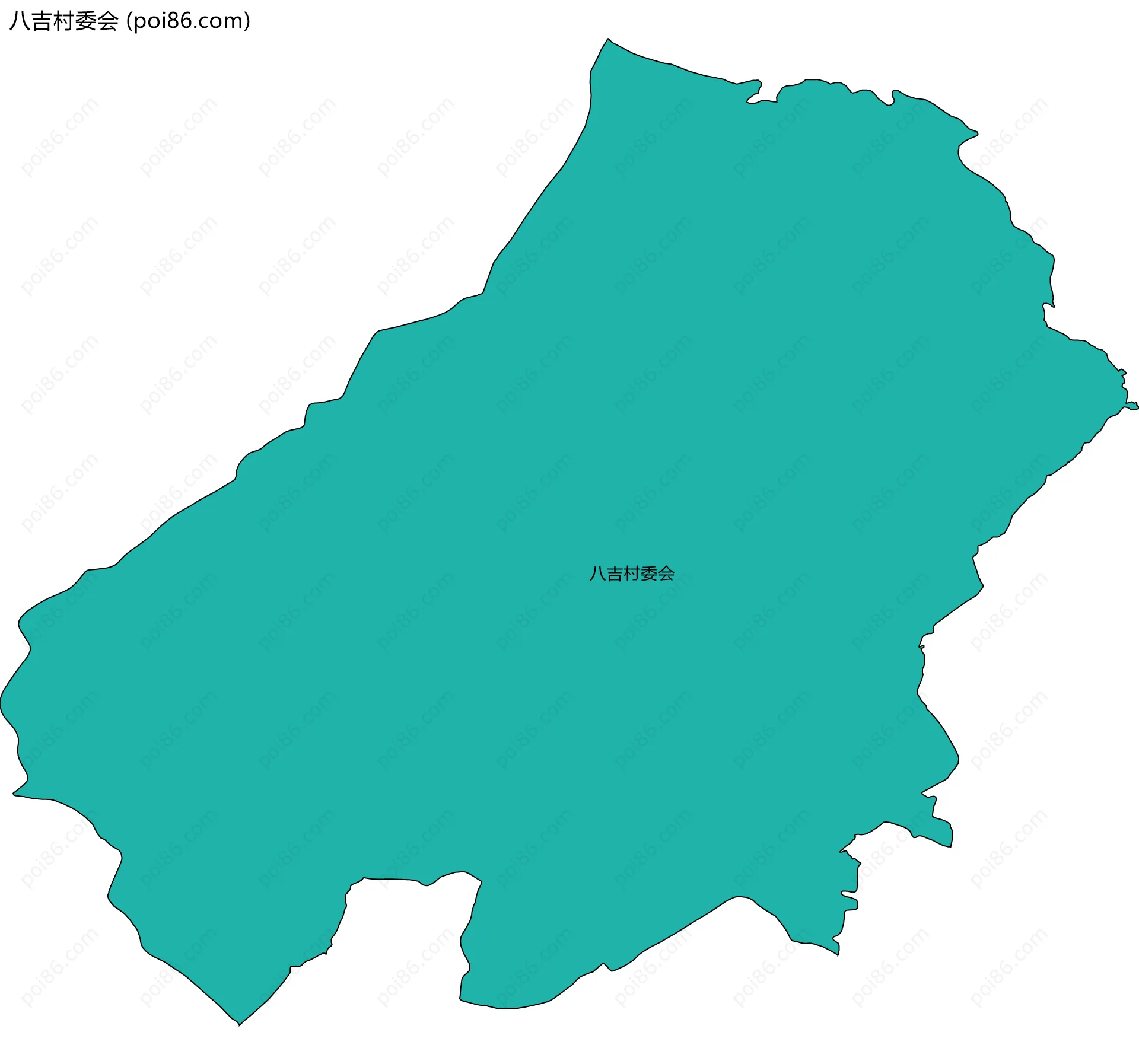八吉村委会边界地图