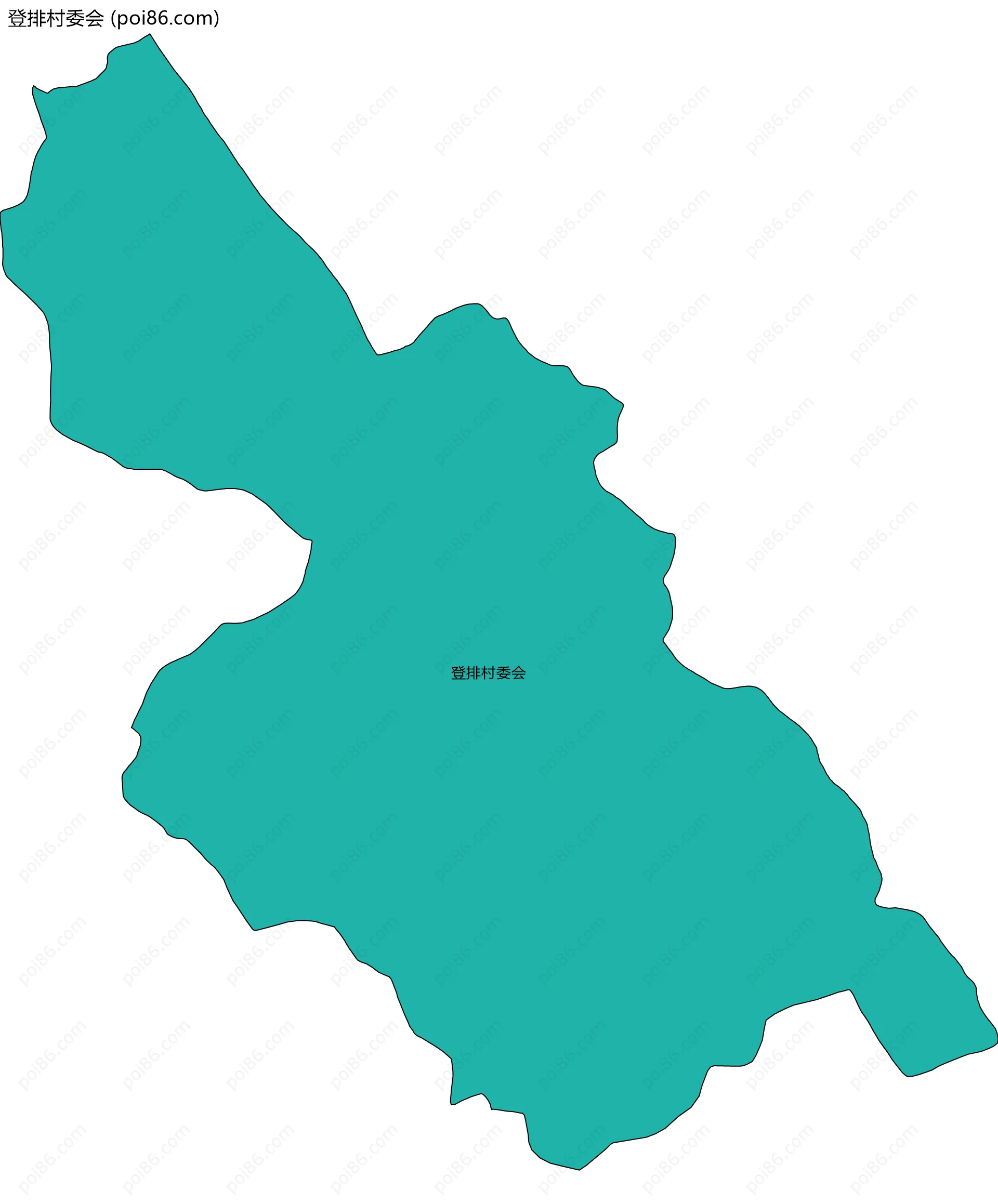 登排村委会边界地图