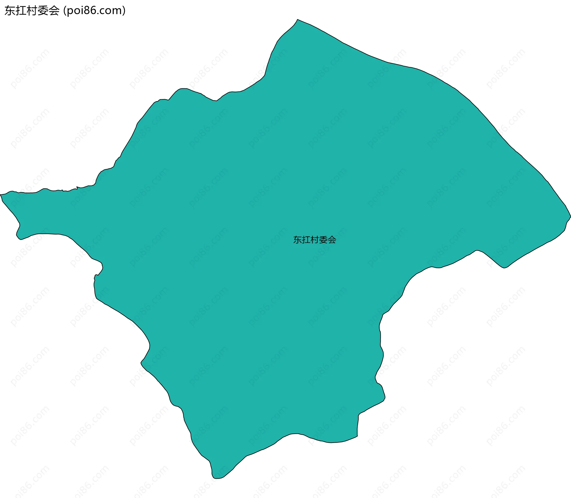 东扛村委会边界地图