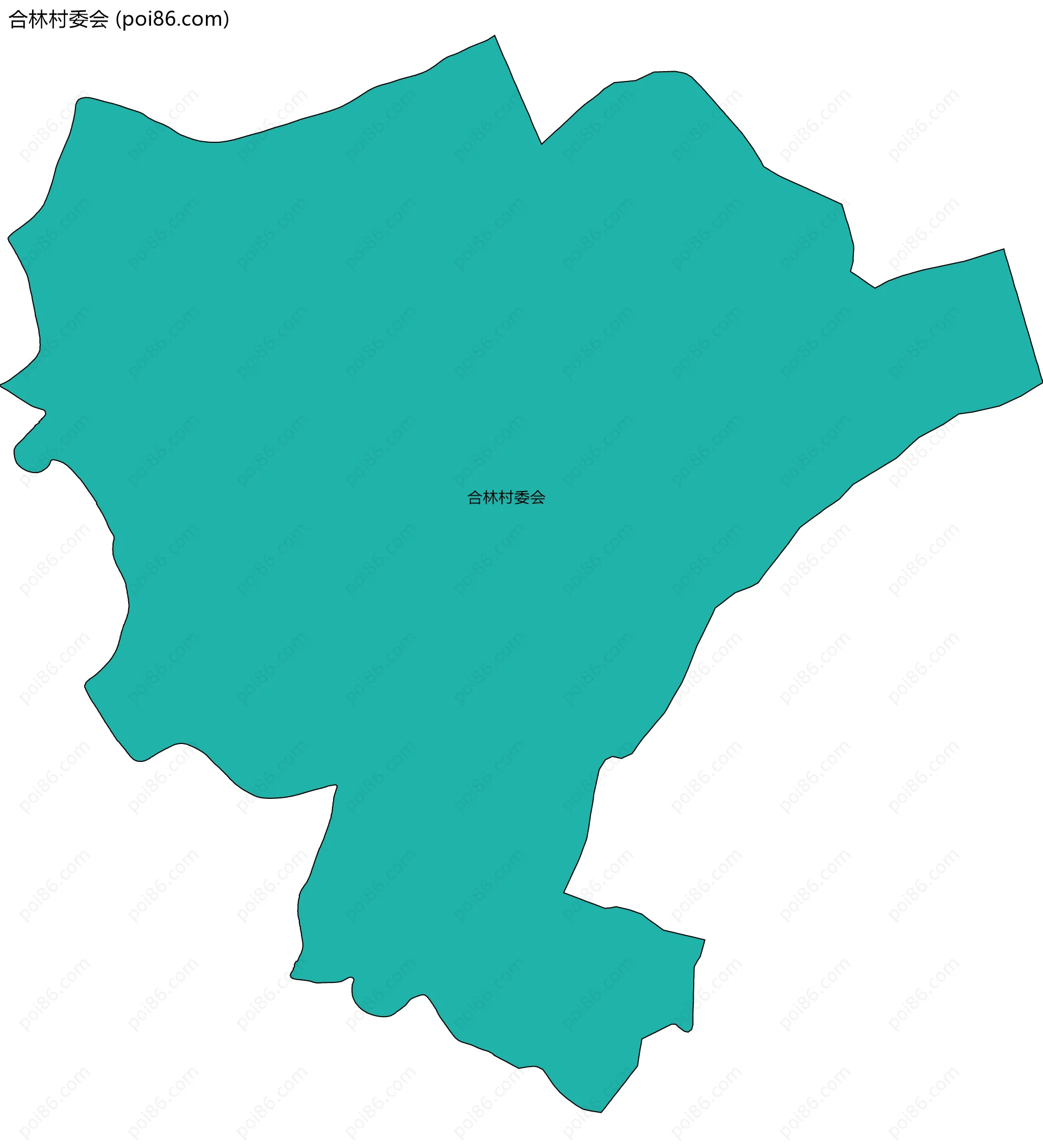 合林村委会边界地图