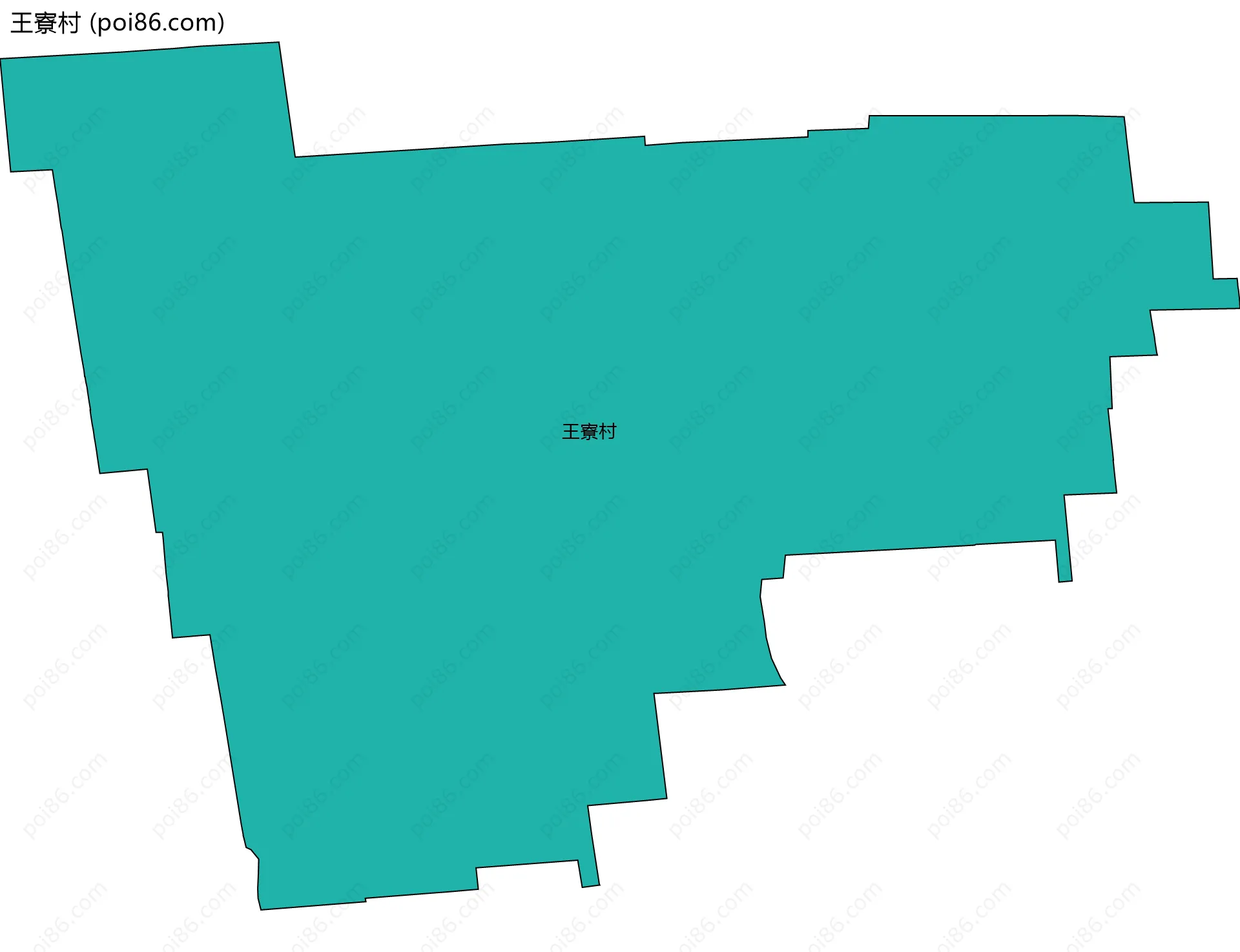 王寮村边界地图