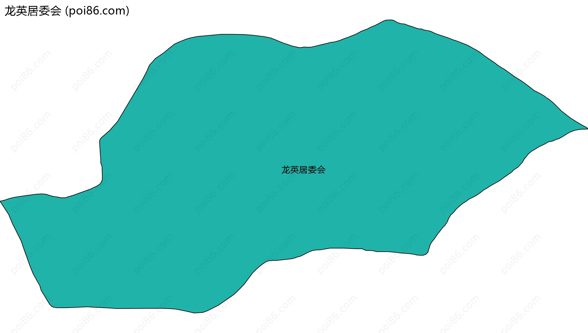龙英居委会边界地图