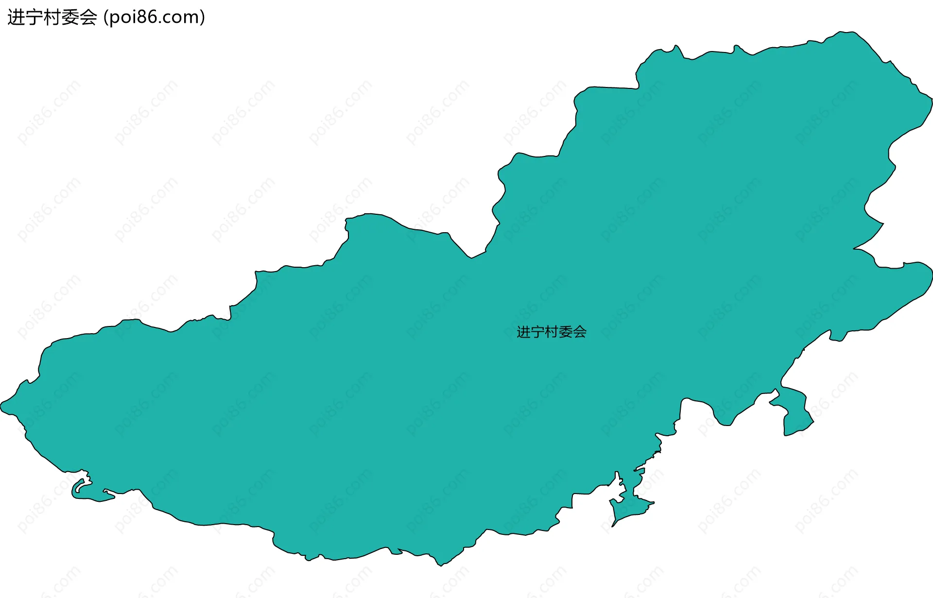 进宁村委会边界地图