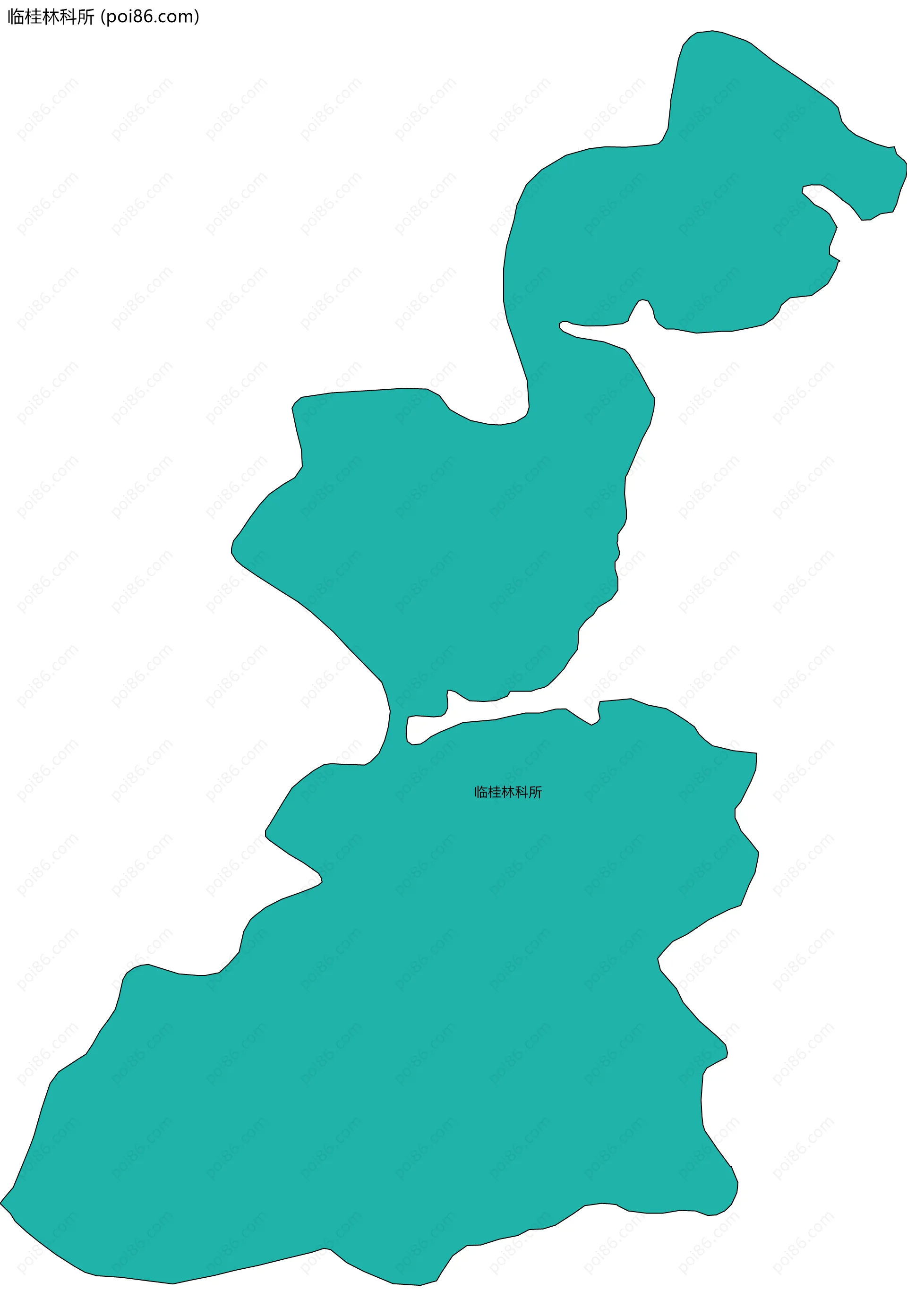 临桂林科所边界地图