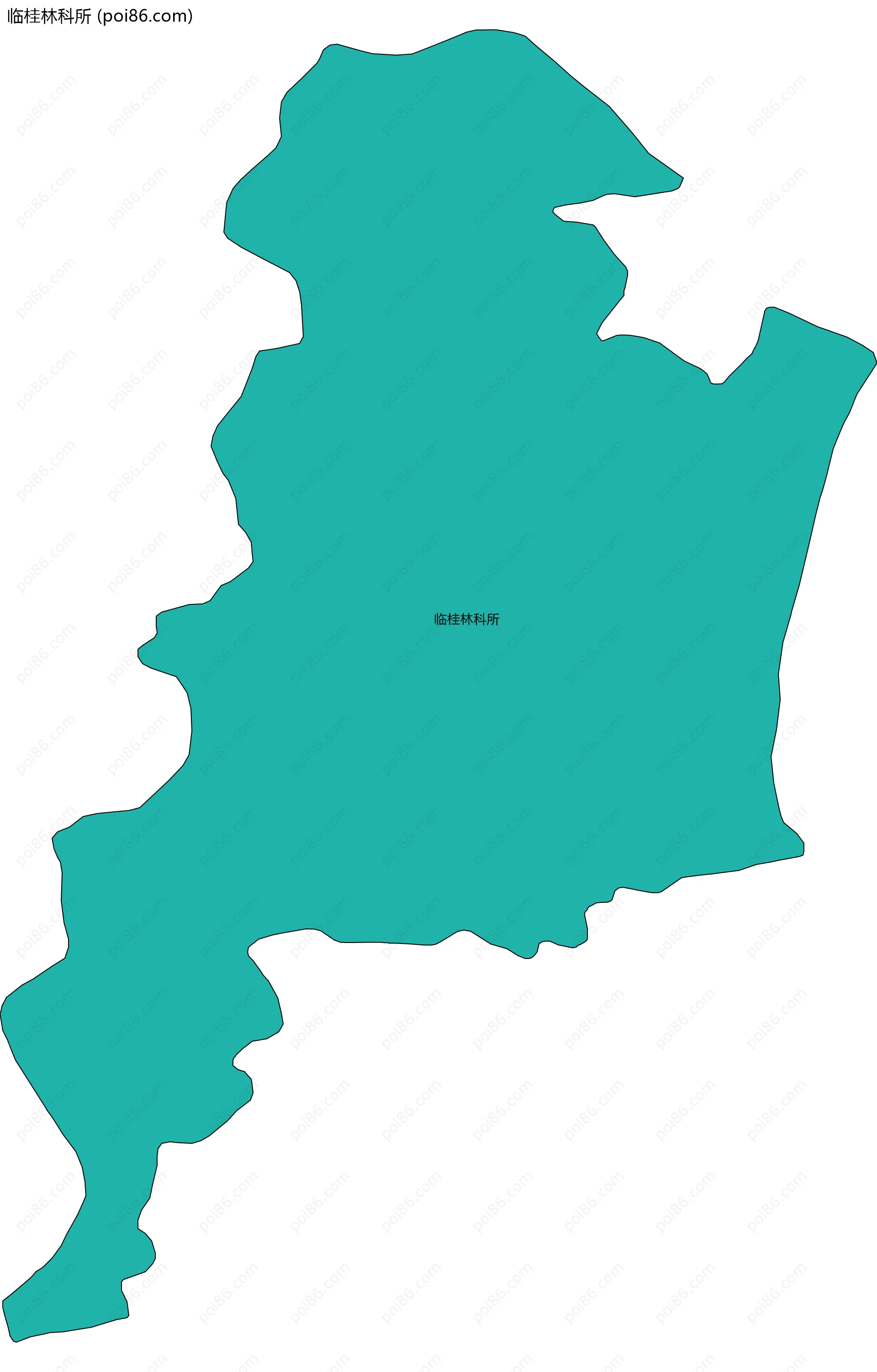 临桂林科所边界地图