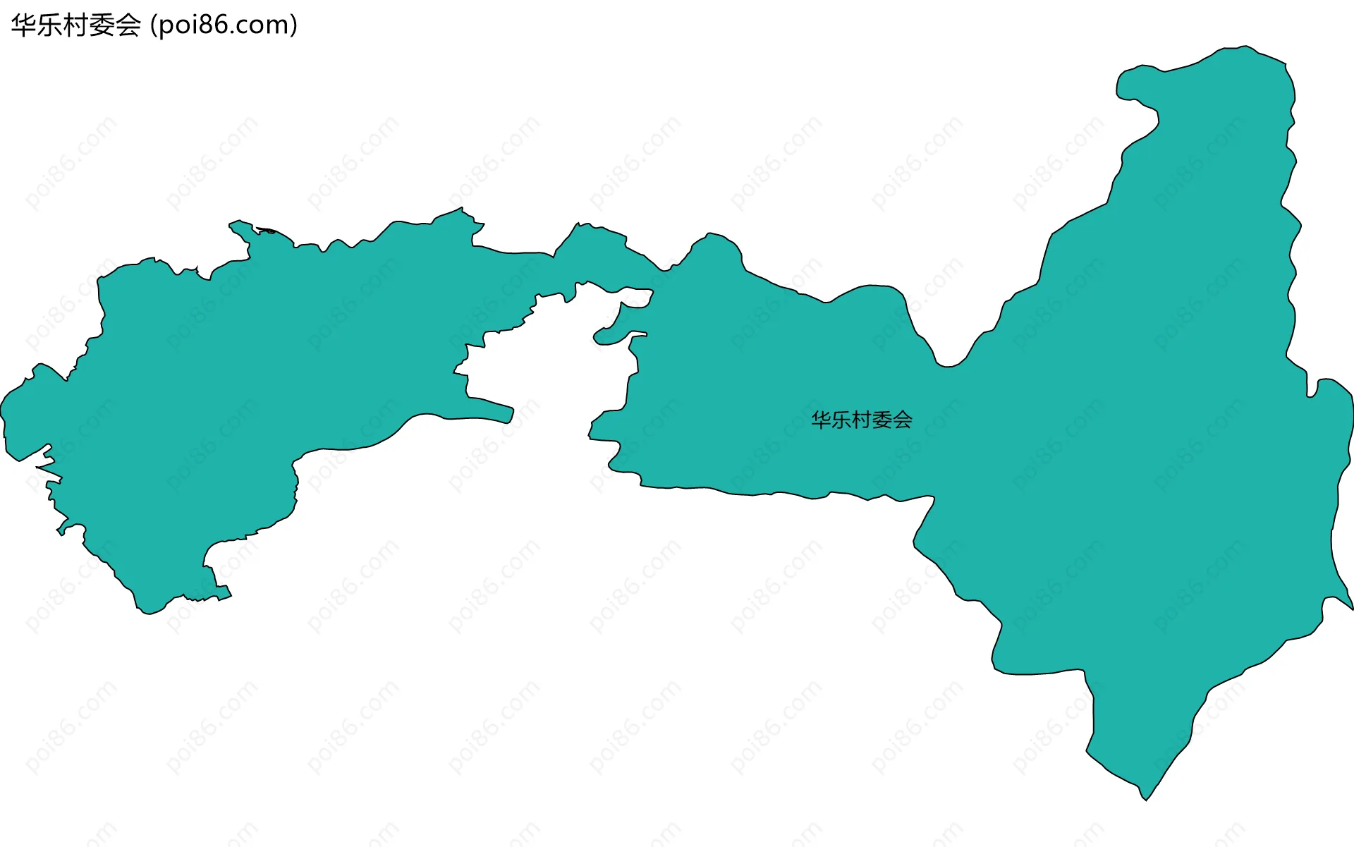 华乐村委会边界地图