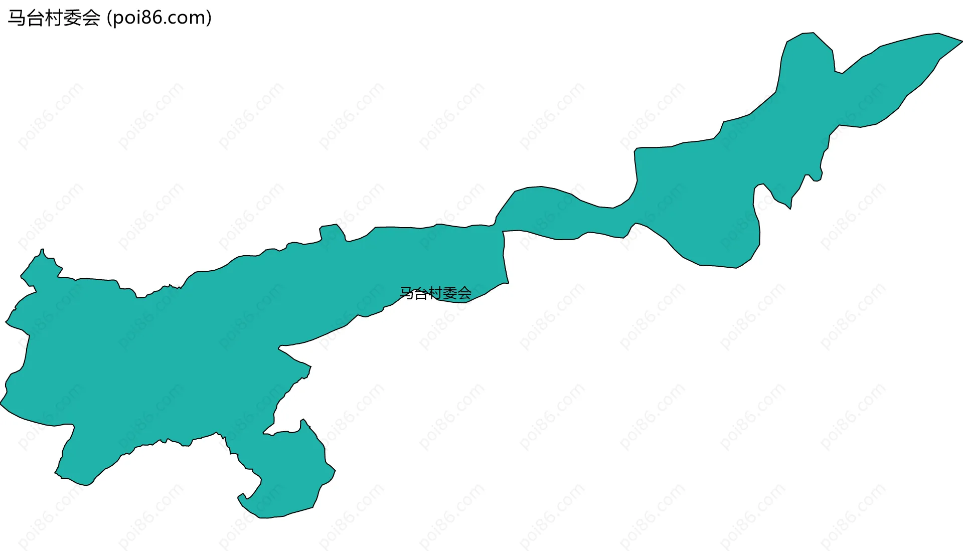马台村委会边界地图