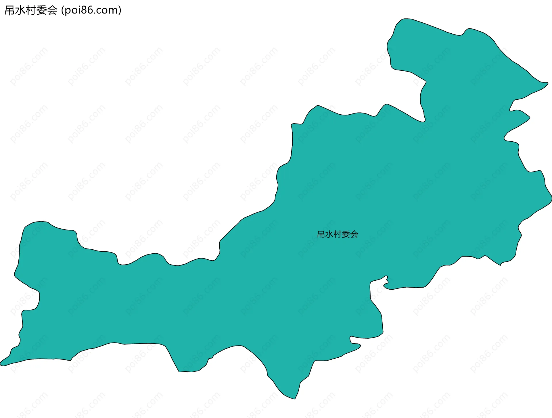 吊水村委会边界地图
