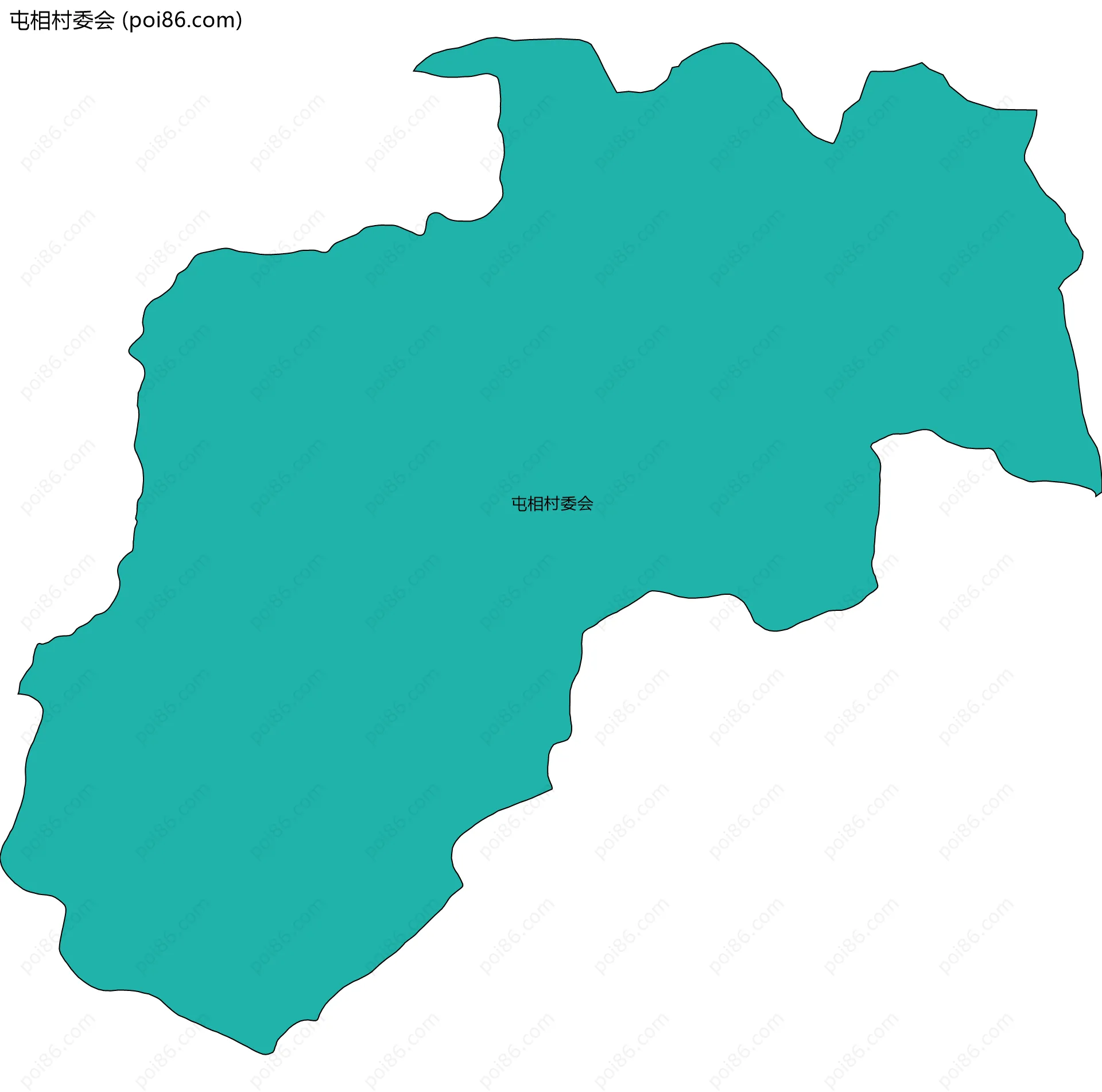 屯相村委会边界地图