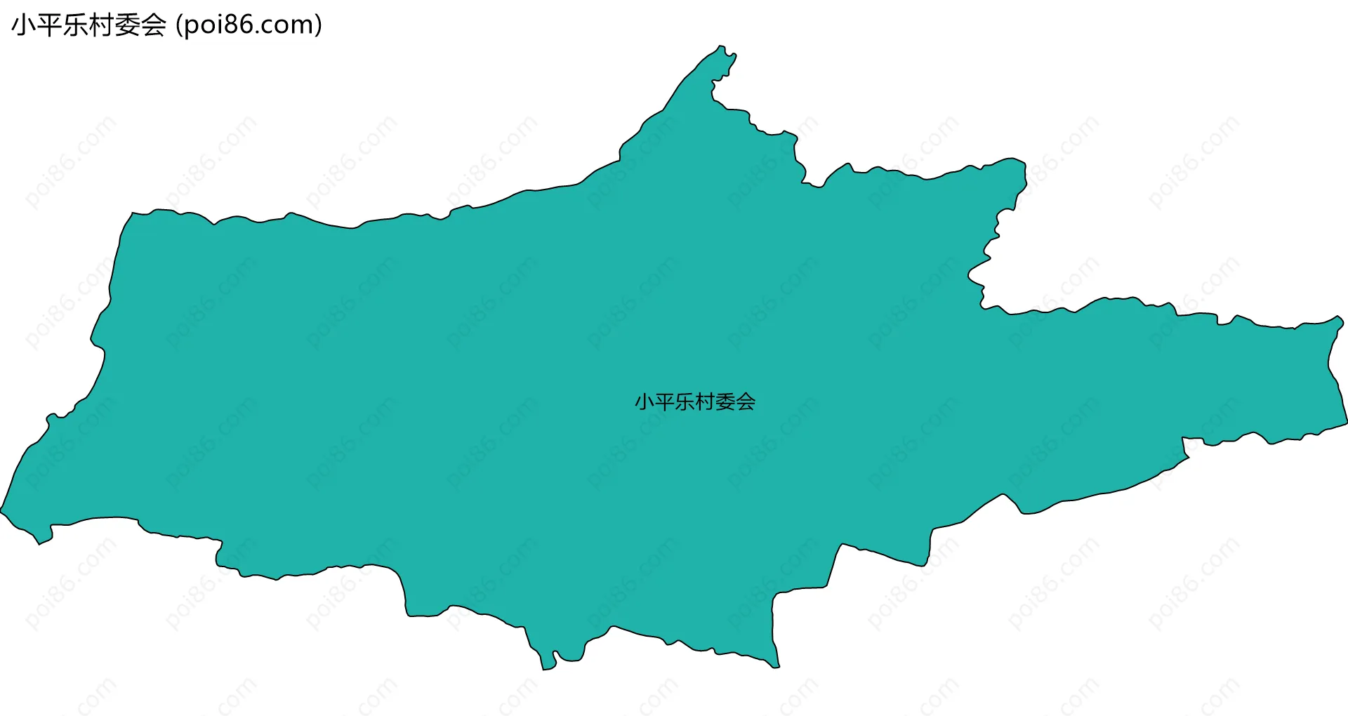 小平乐村委会边界地图