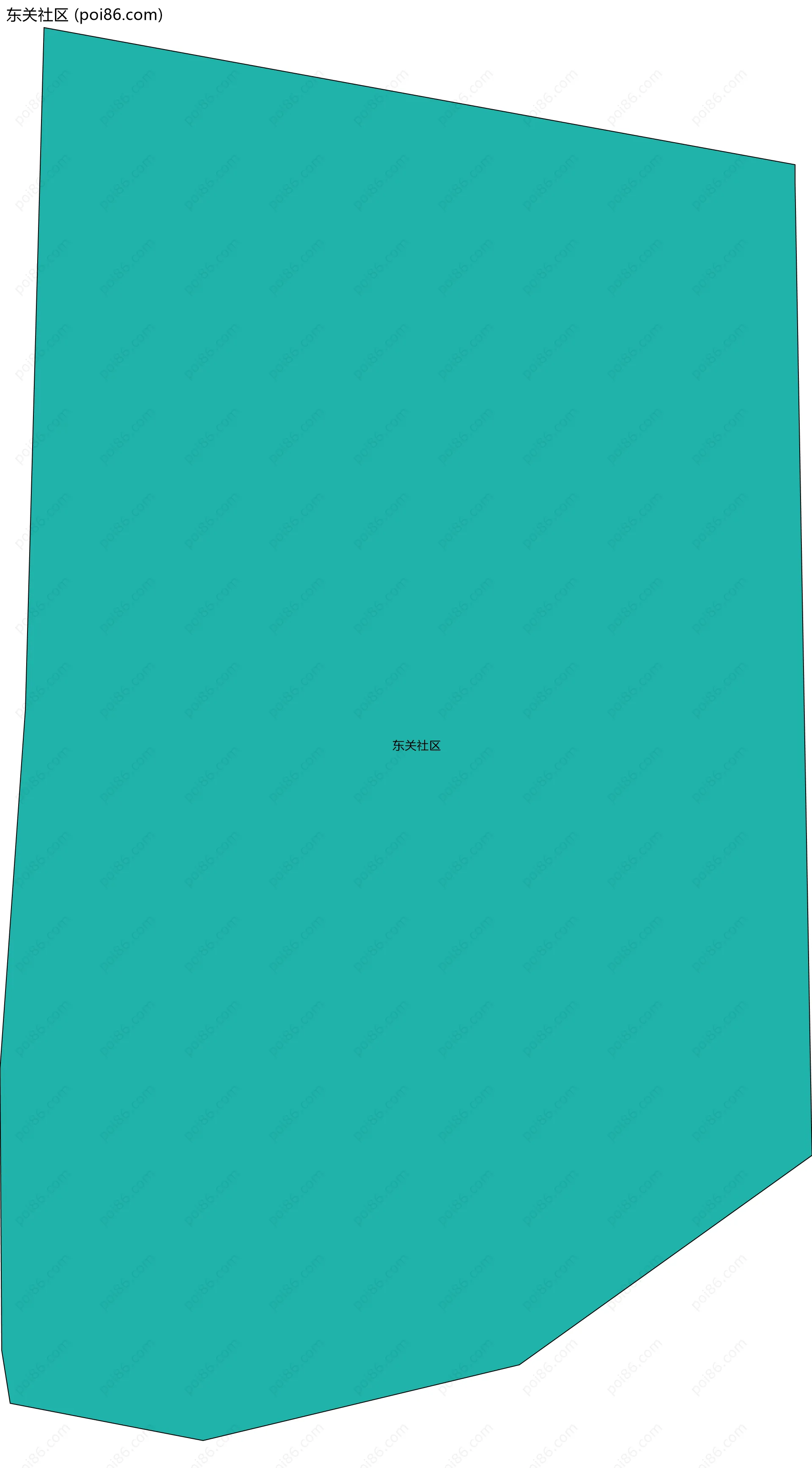 东关社区边界地图