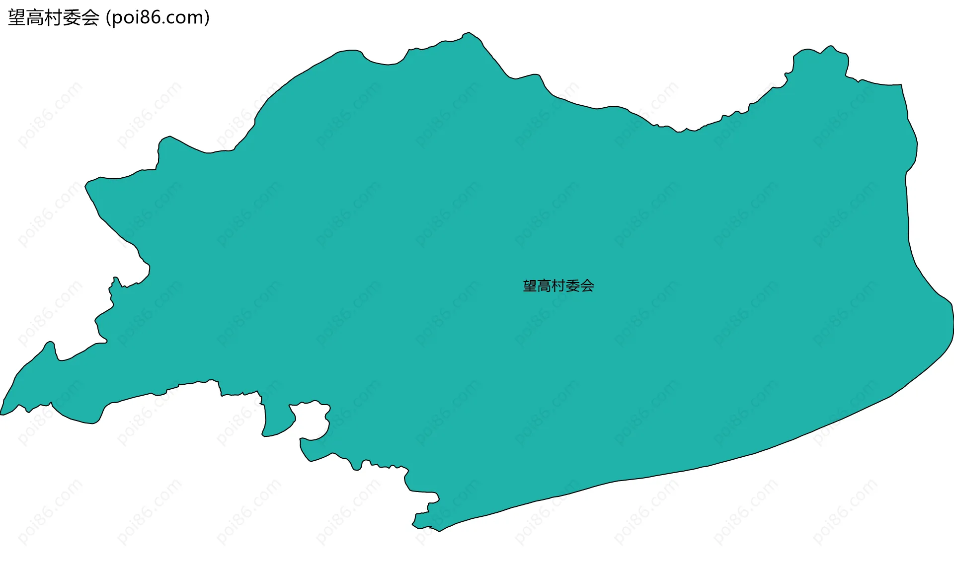 望高村委会边界地图