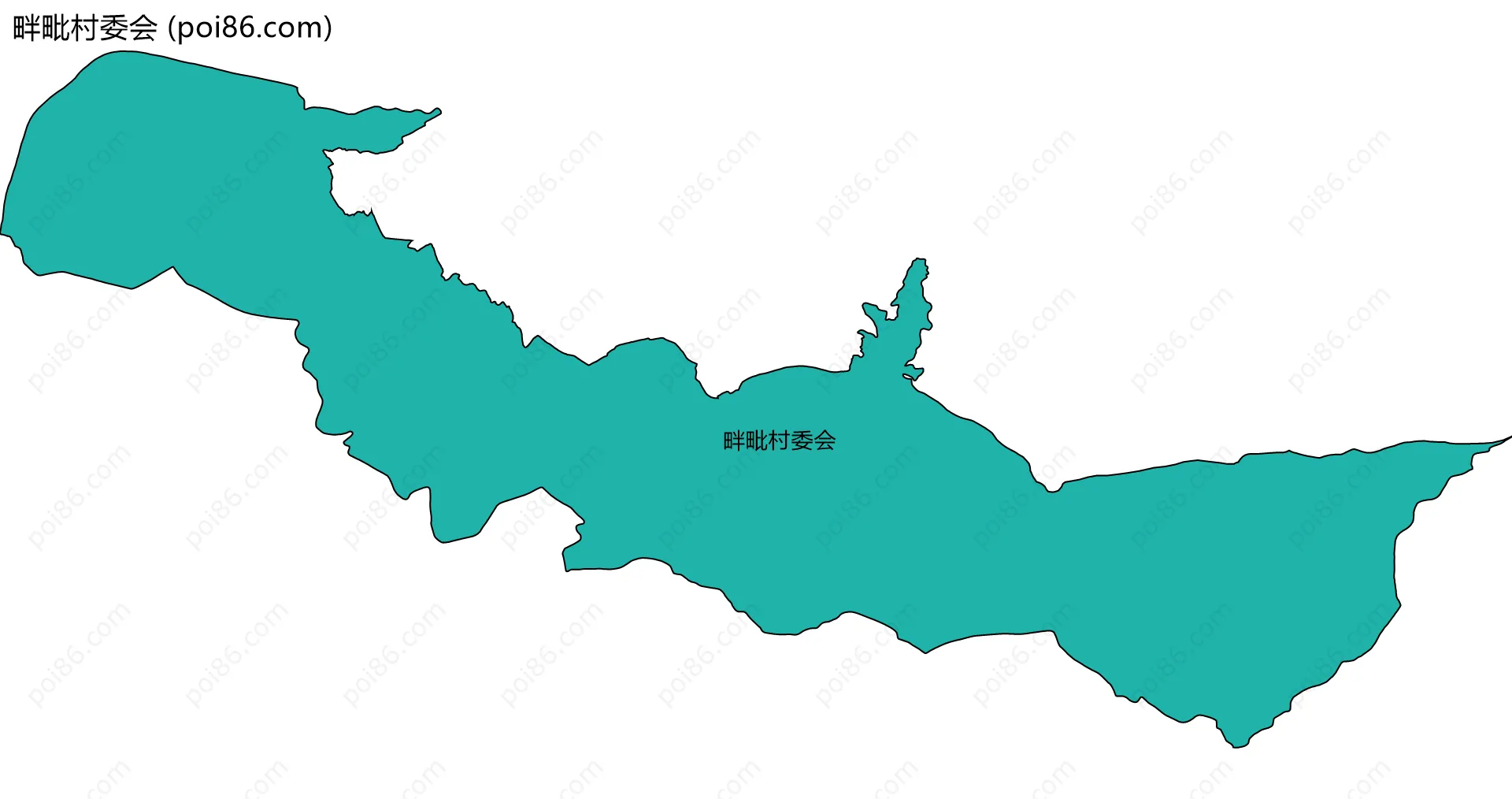 畔毗村委会边界地图