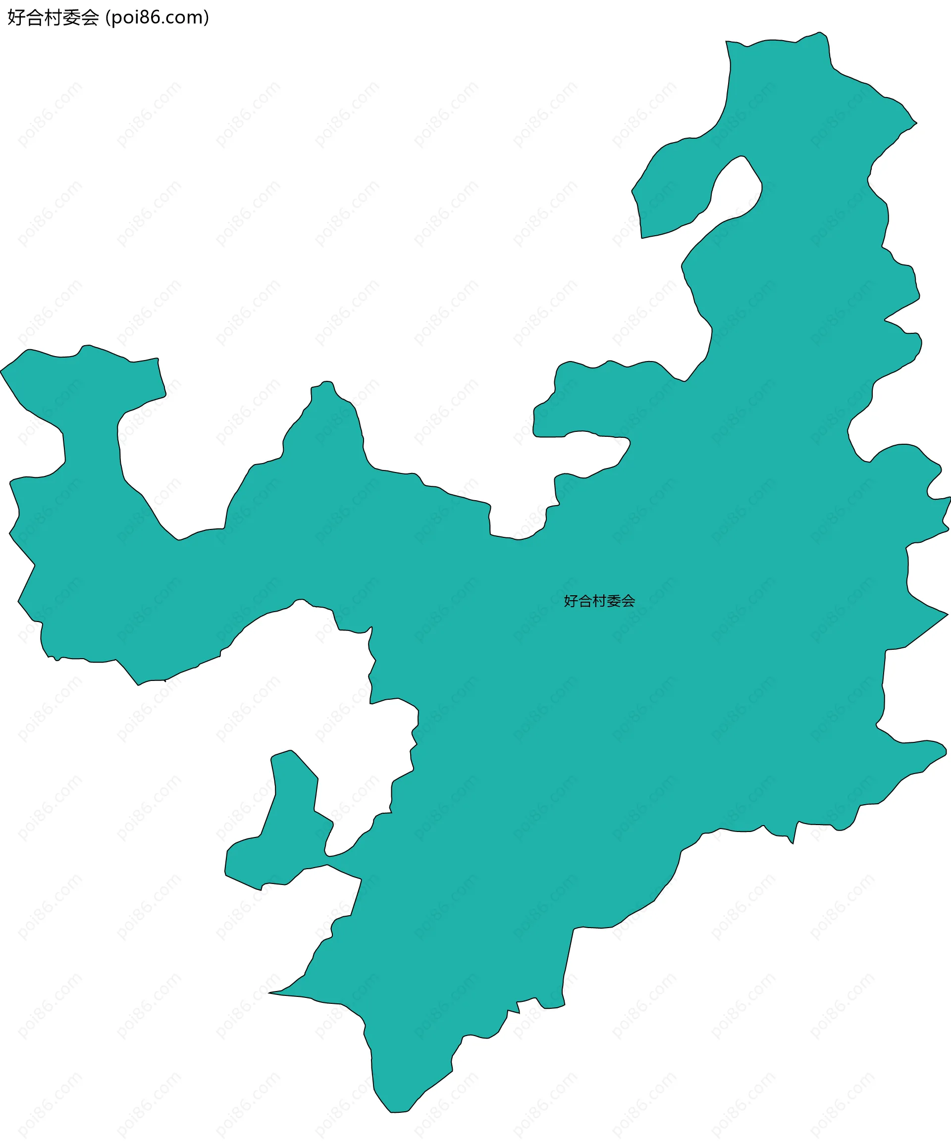 好合村委会边界地图