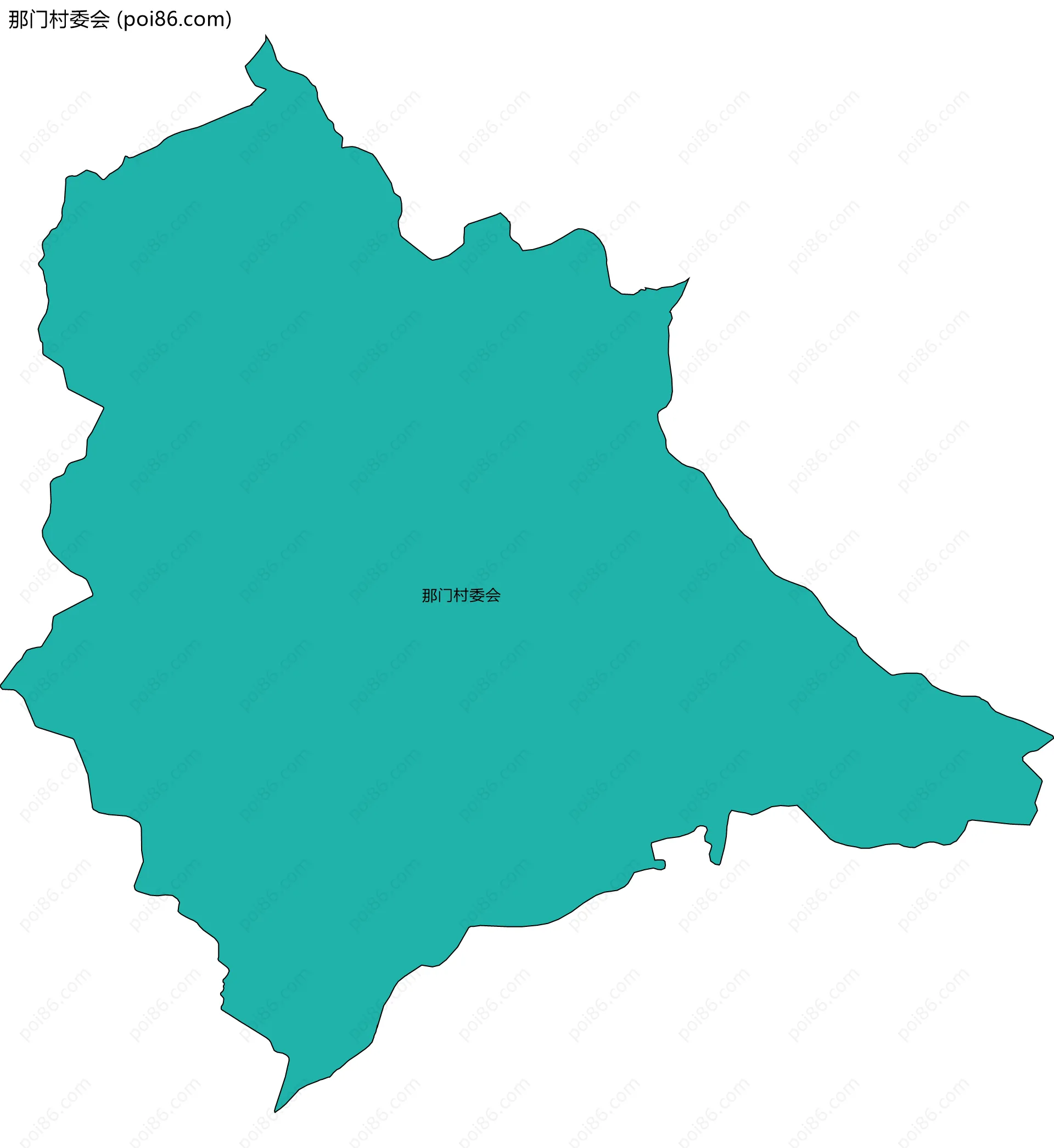 那门村委会边界地图