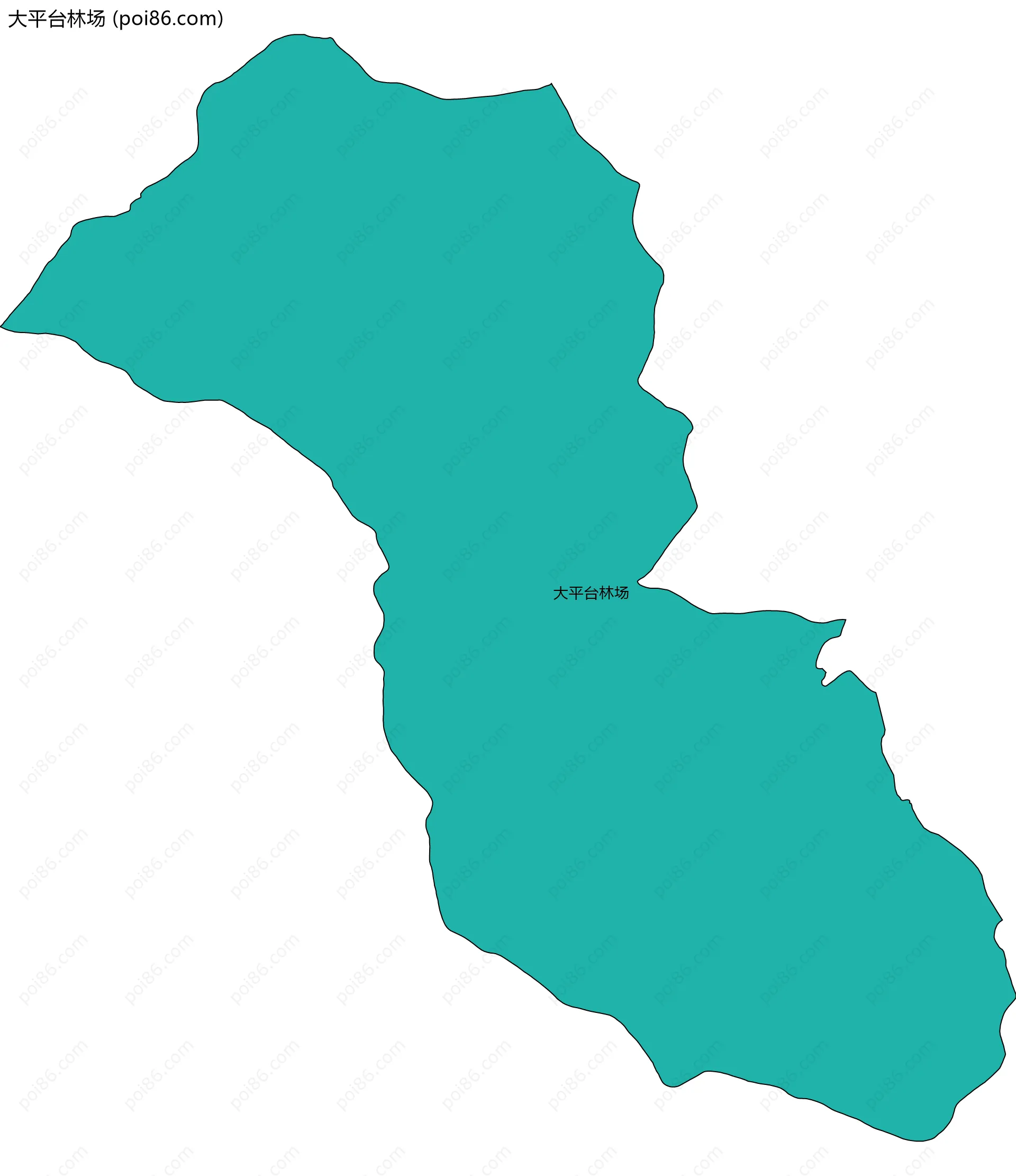 大平台林场边界地图