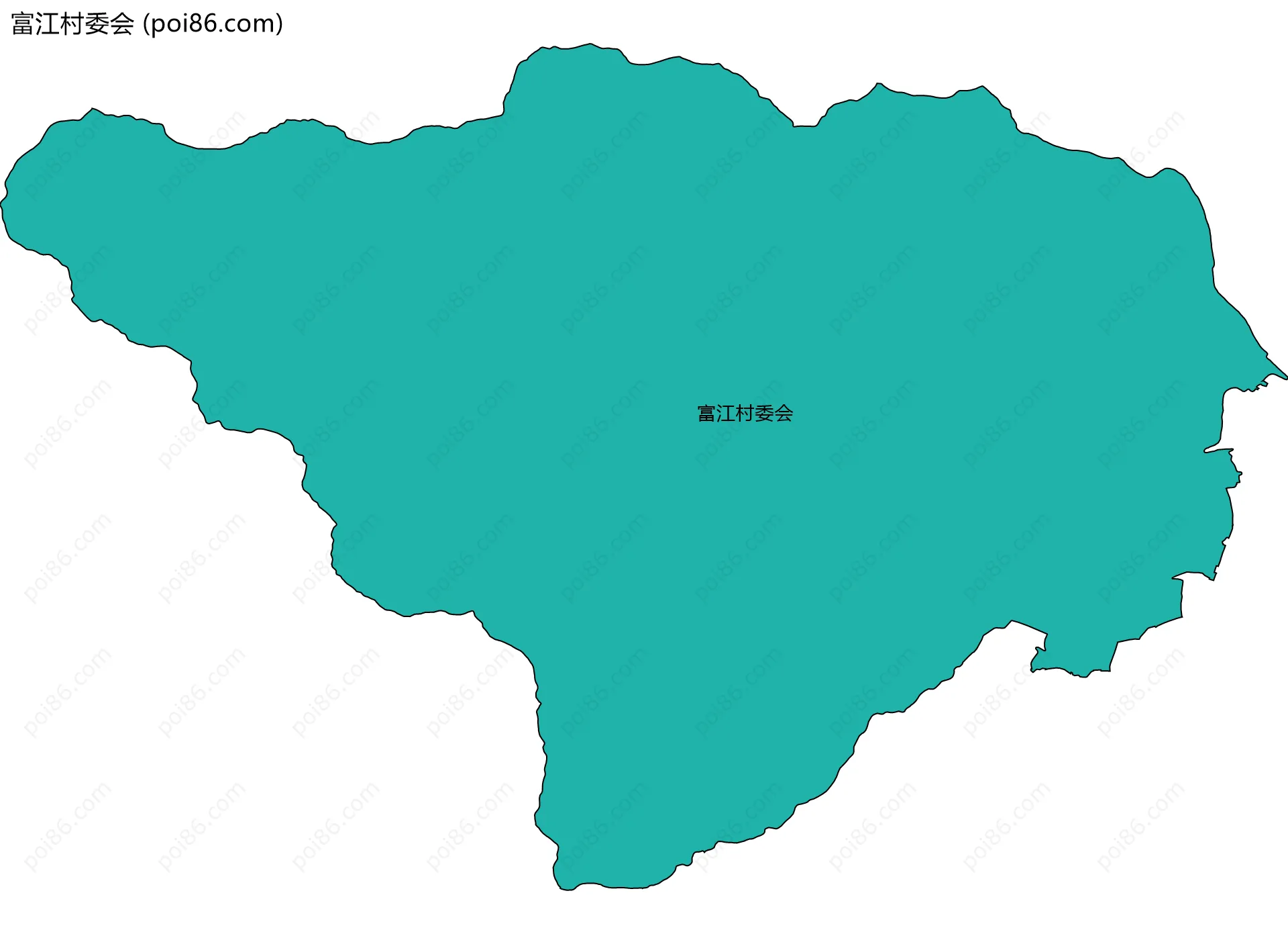富江村委会边界地图
