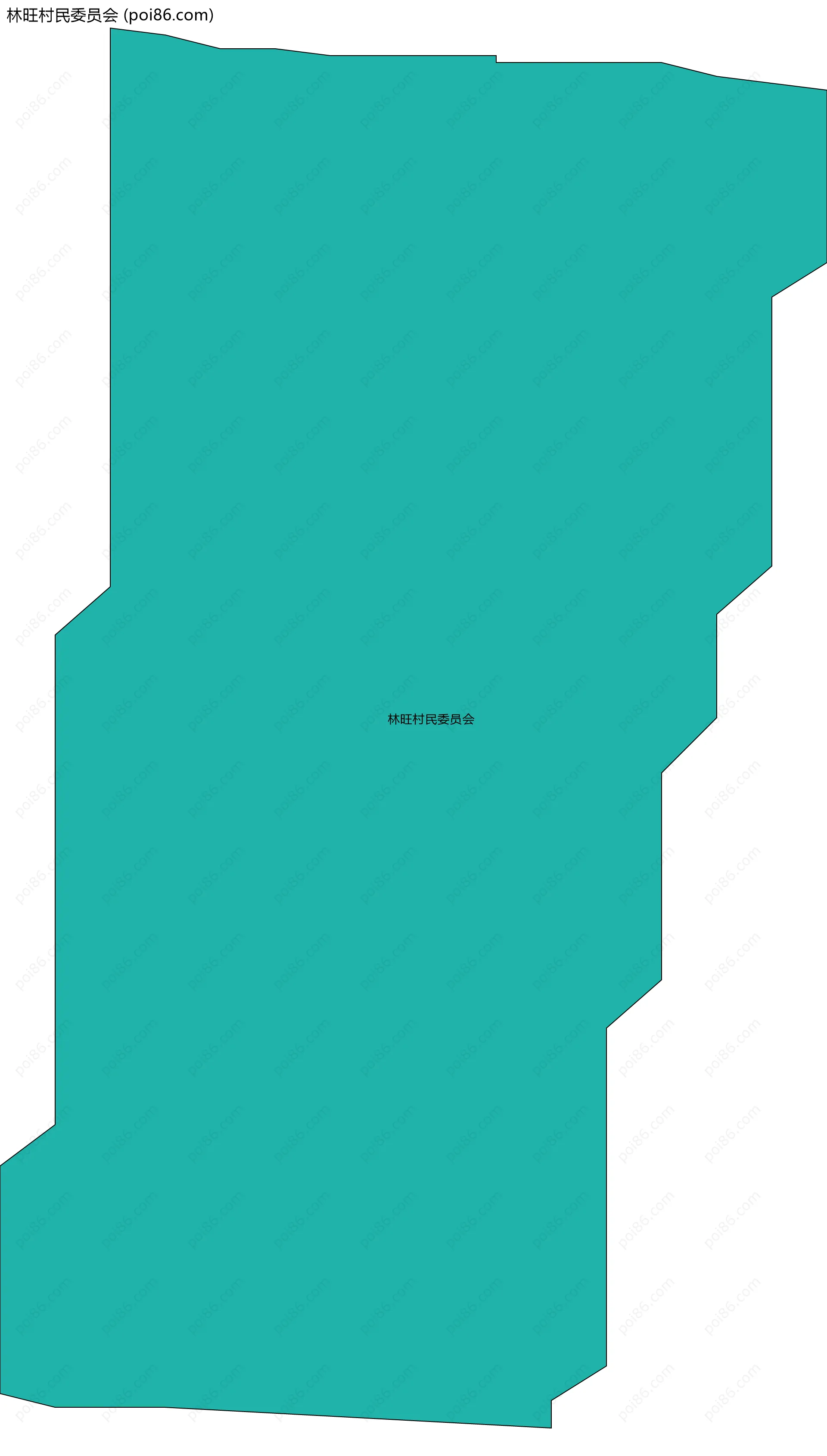 林旺村民委员会边界地图