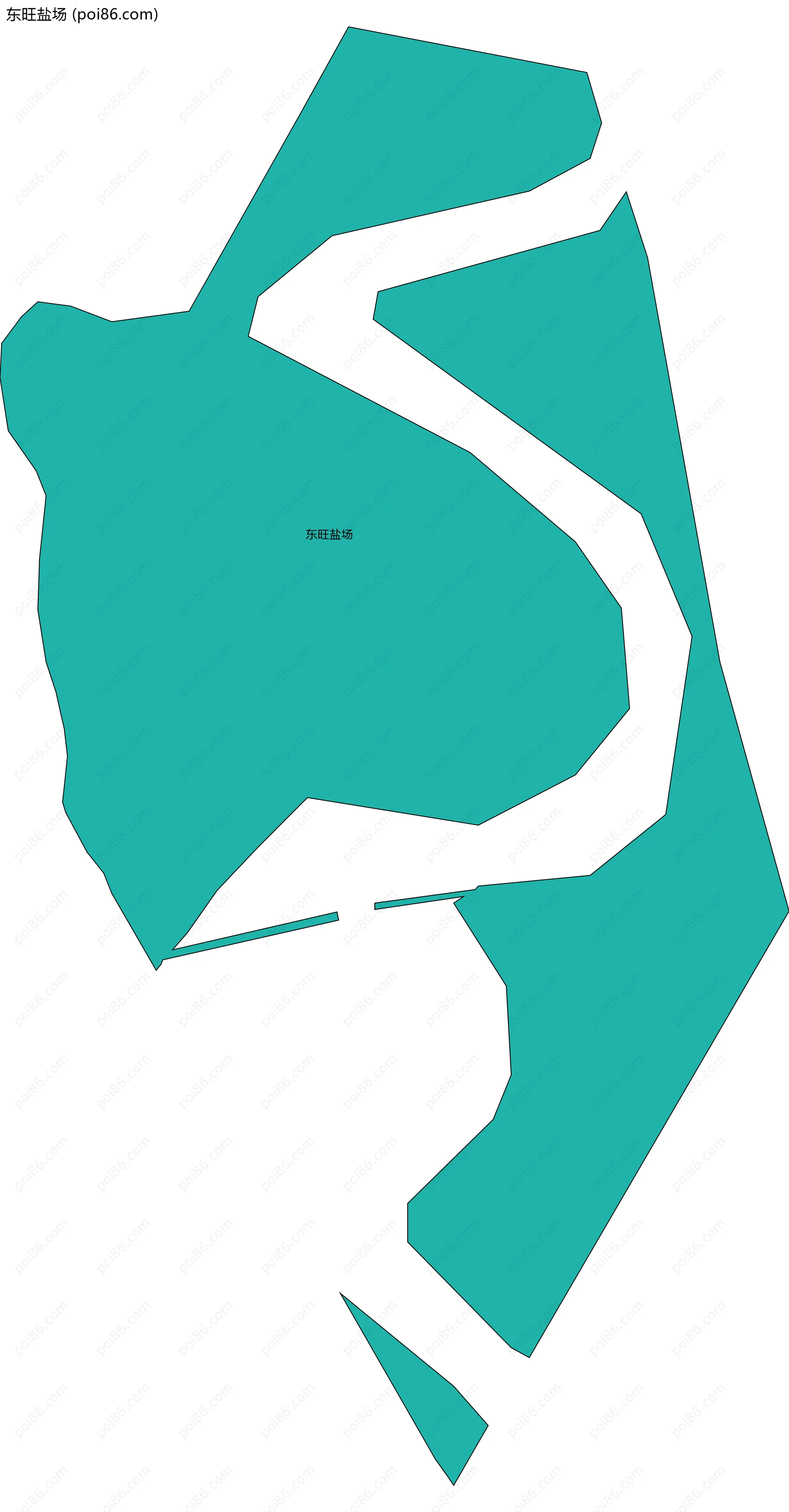 东旺盐场边界地图