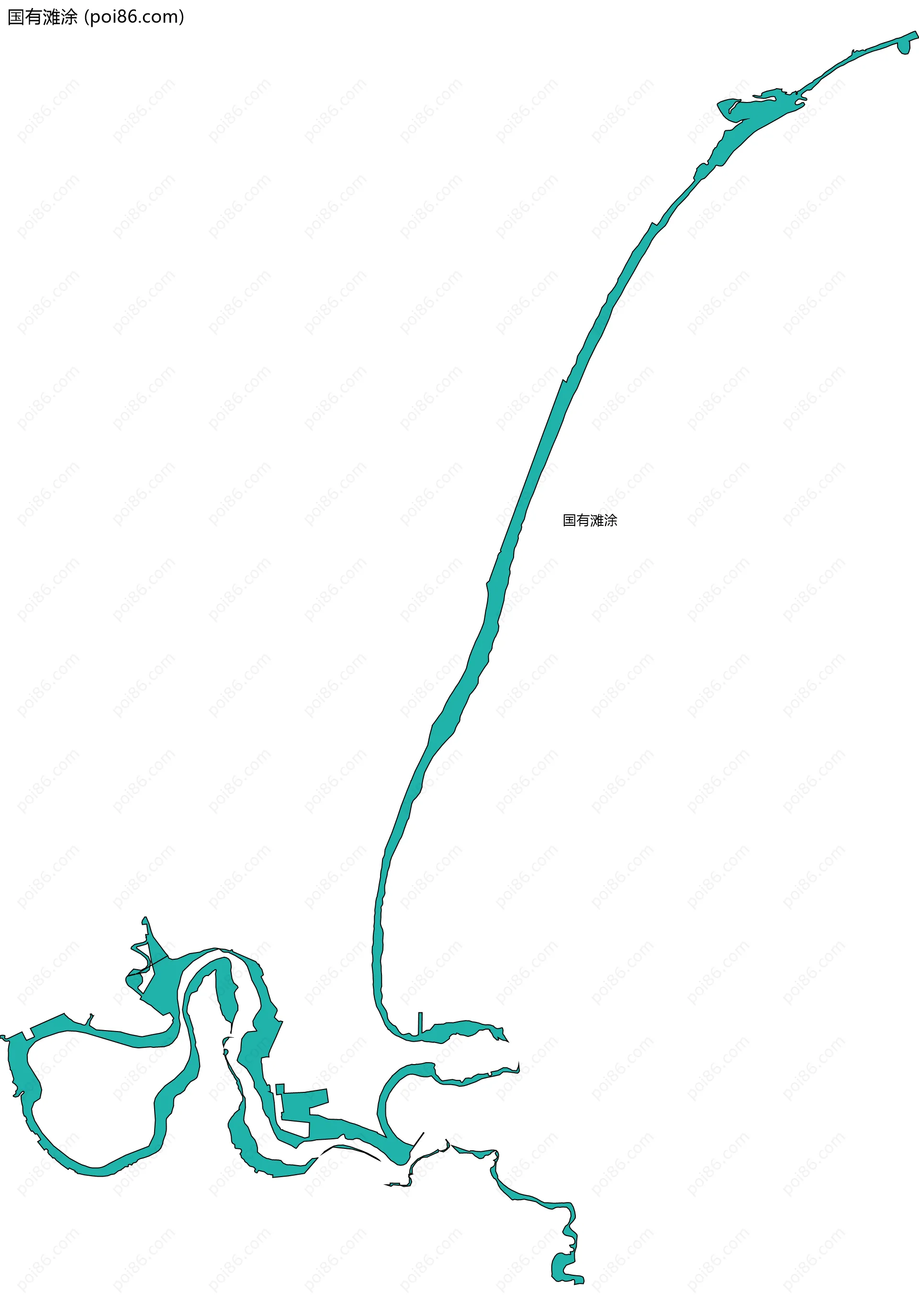 国有滩涂边界地图