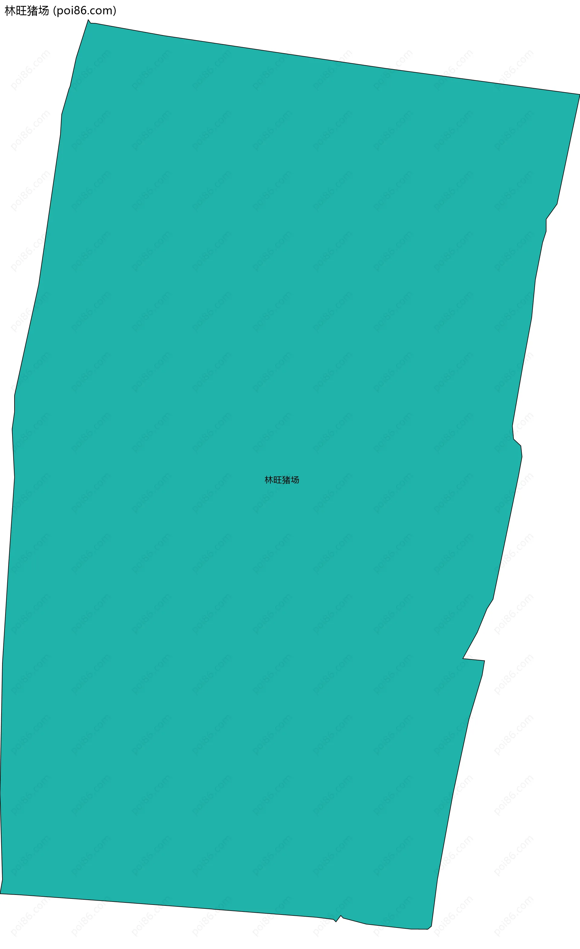 林旺猪场边界地图